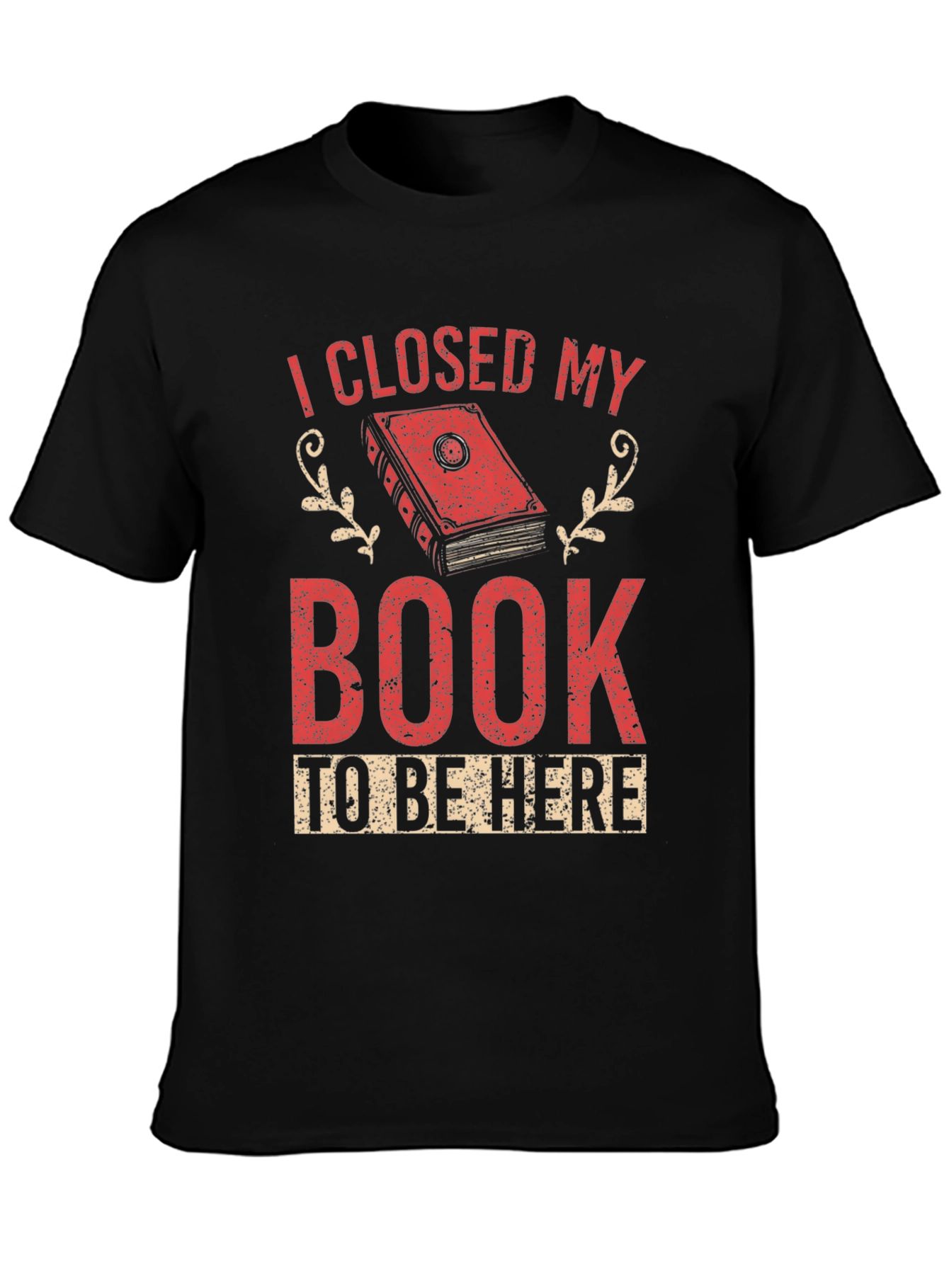 I Closed My Book To Be Here Graphic Tee
