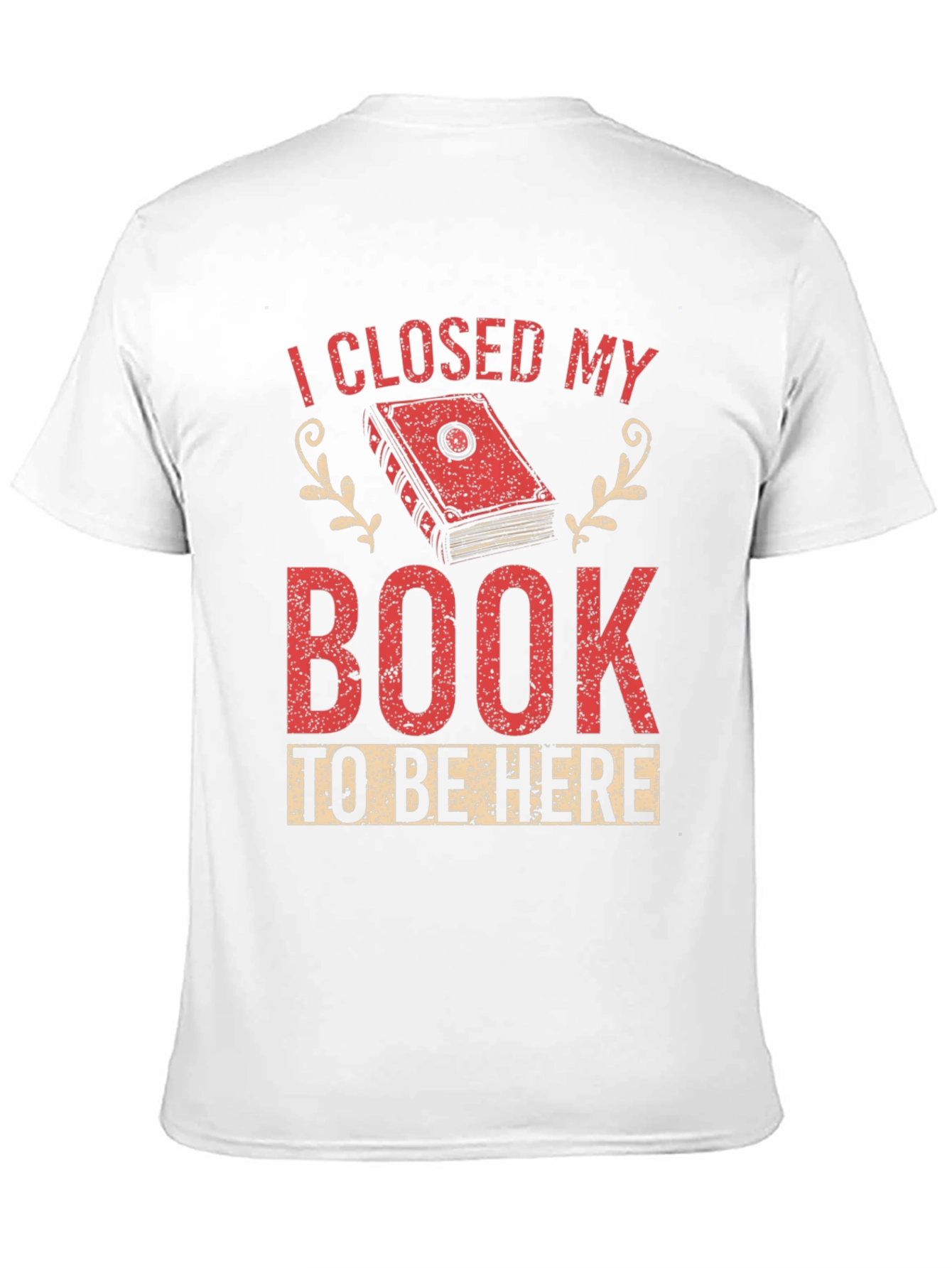 I Closed My Book To Be Here Graphic Tee