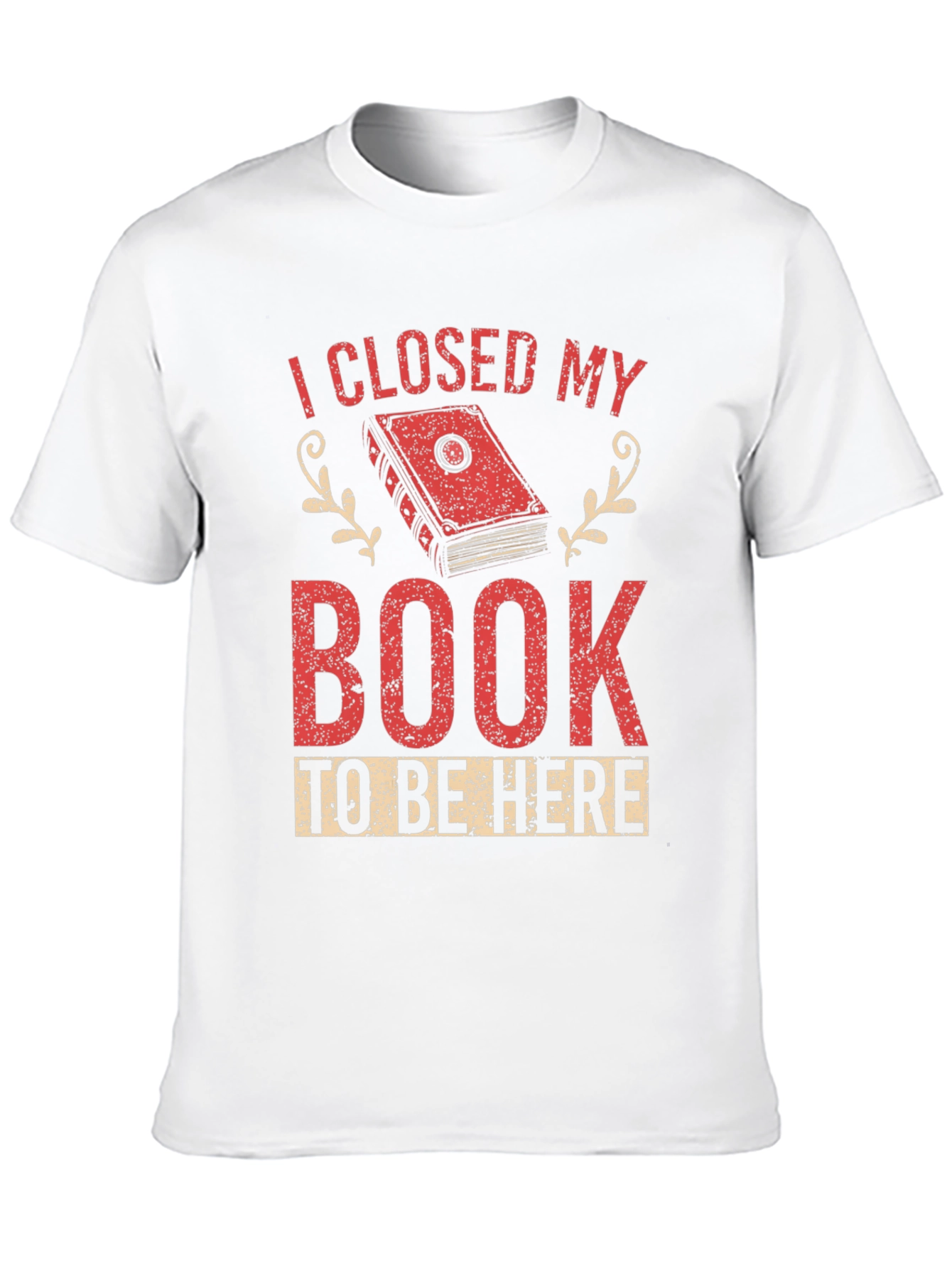 I Closed My Book To Be Here Graphic Tee