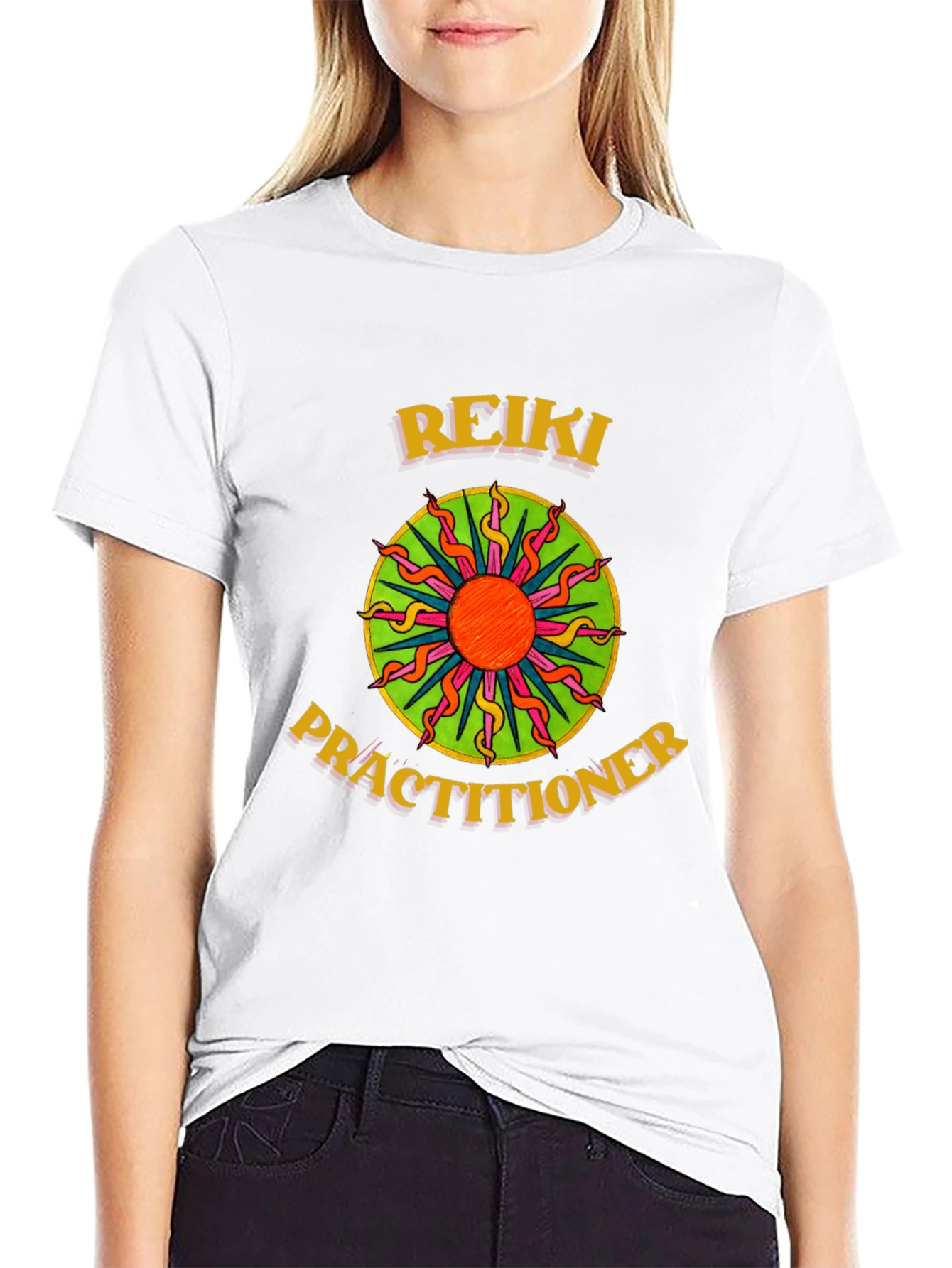 Reiki Practitioner T-Shirt - Spiritual Healing Design