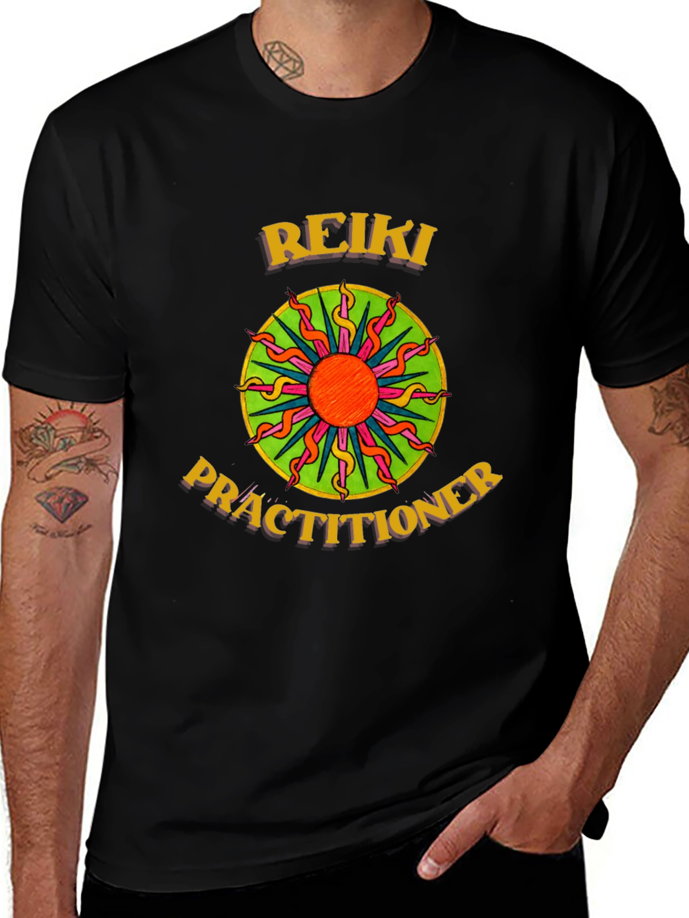 Reiki Practitioner T-Shirt - Spiritual Healing Design