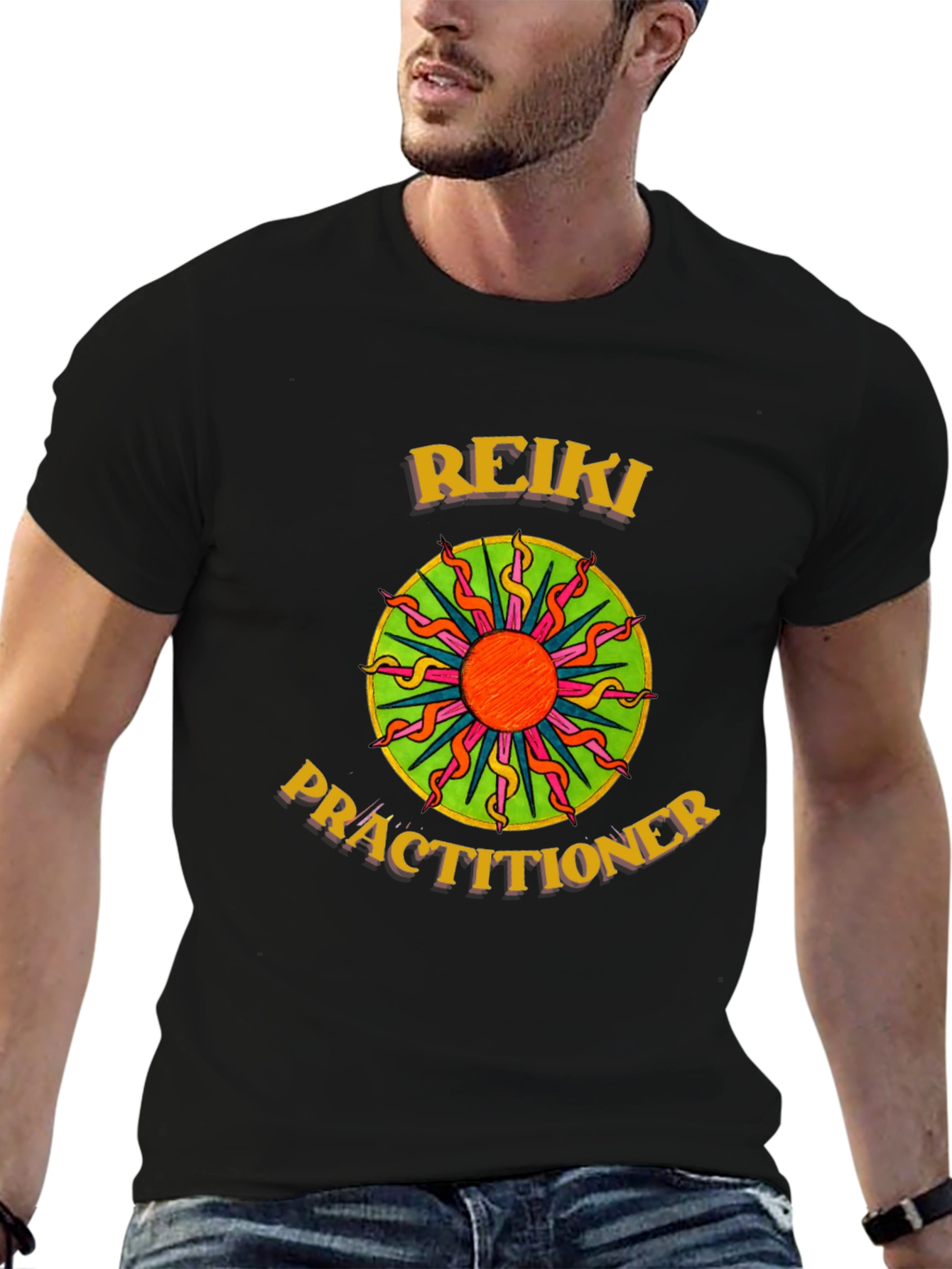 Reiki Practitioner T-Shirt - Spiritual Healing Design