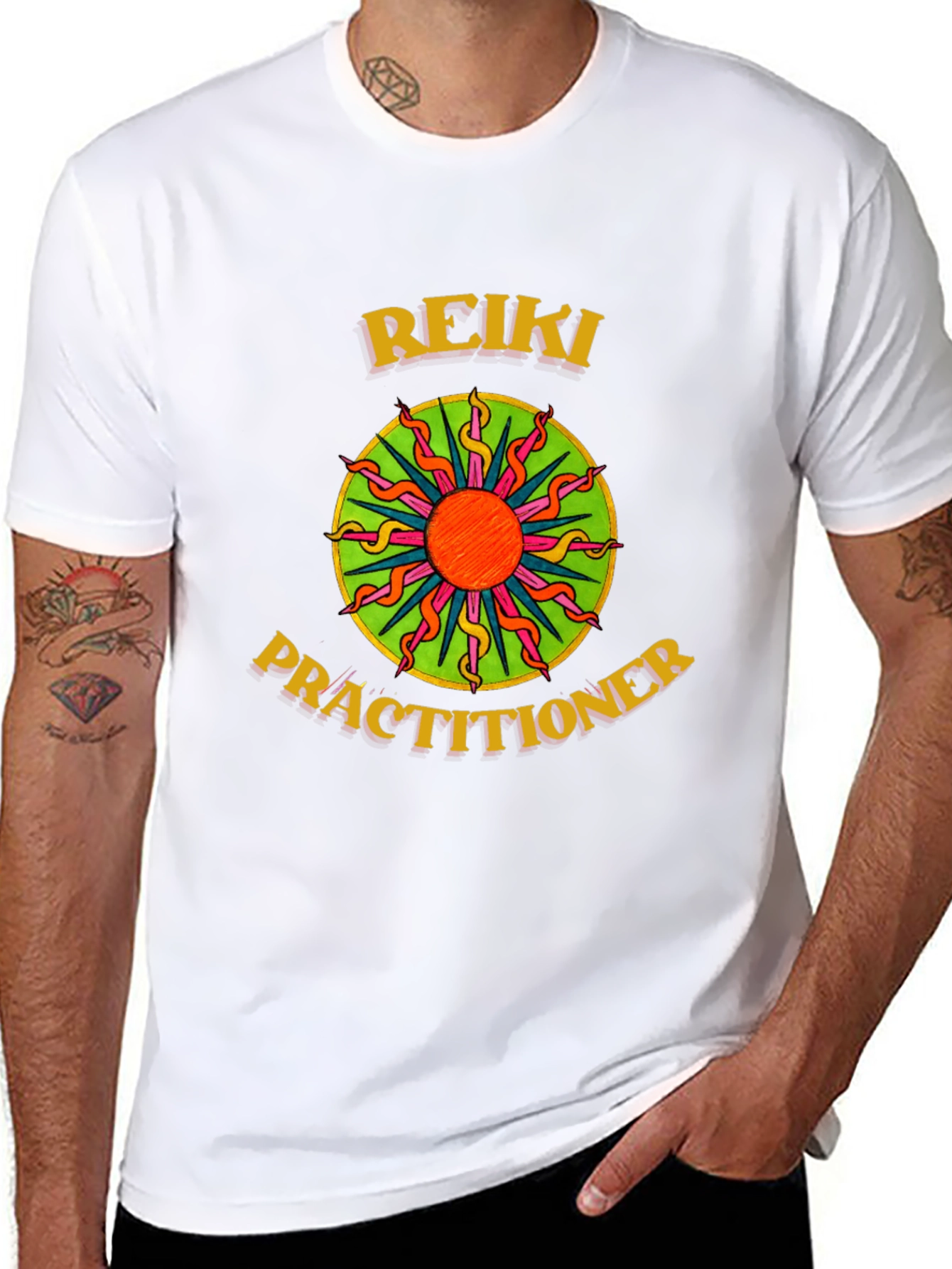Reiki Practitioner T-Shirt - Spiritual Healing Design