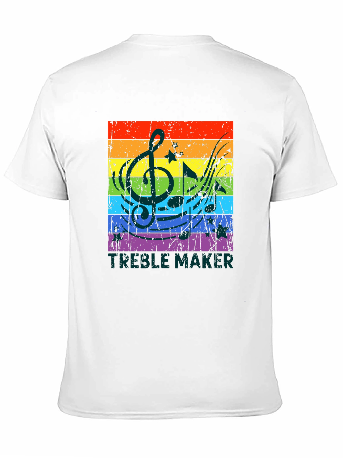 Treble Maker Rainbow Music T-Shirt