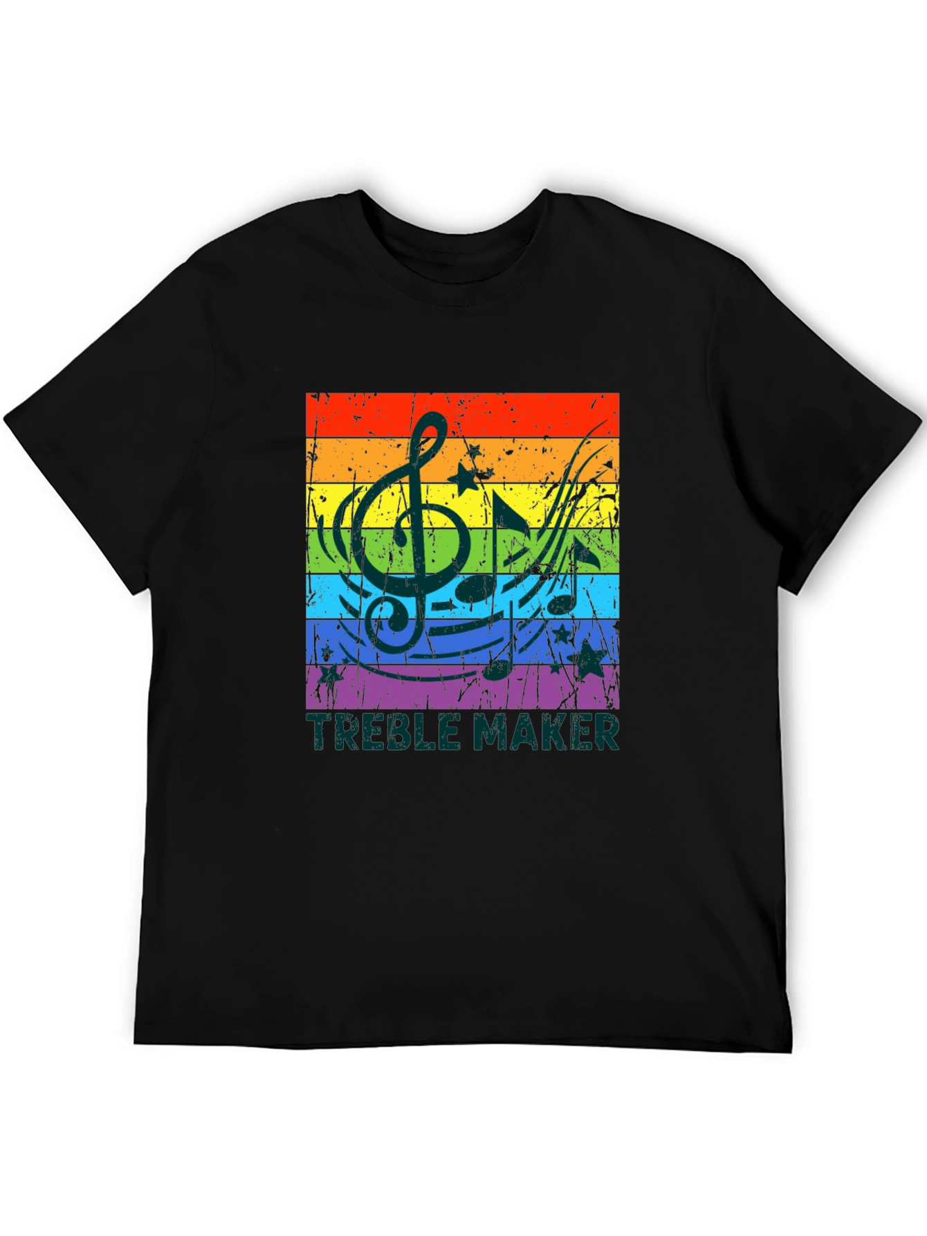 Treble Maker Rainbow Music T-Shirt