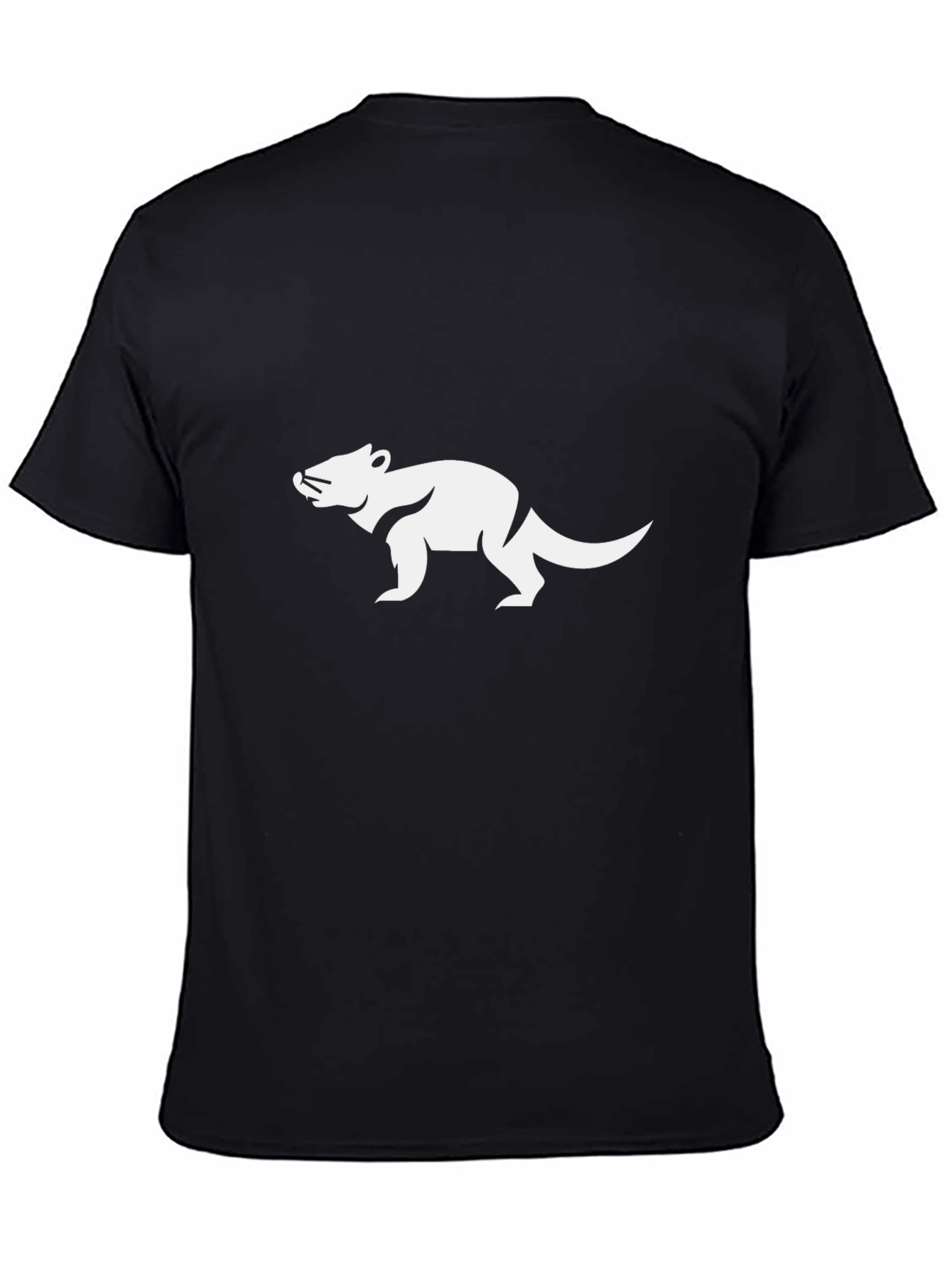 Cool Opossum Graphic Tee - Black Cotton T-Shirt