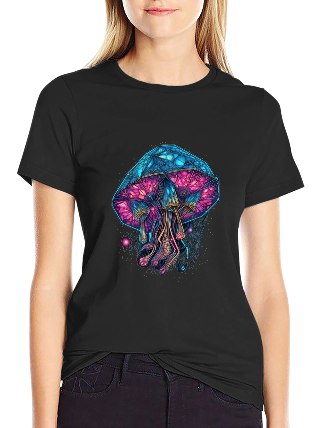Psychedelic Mushroom Graphic Tee