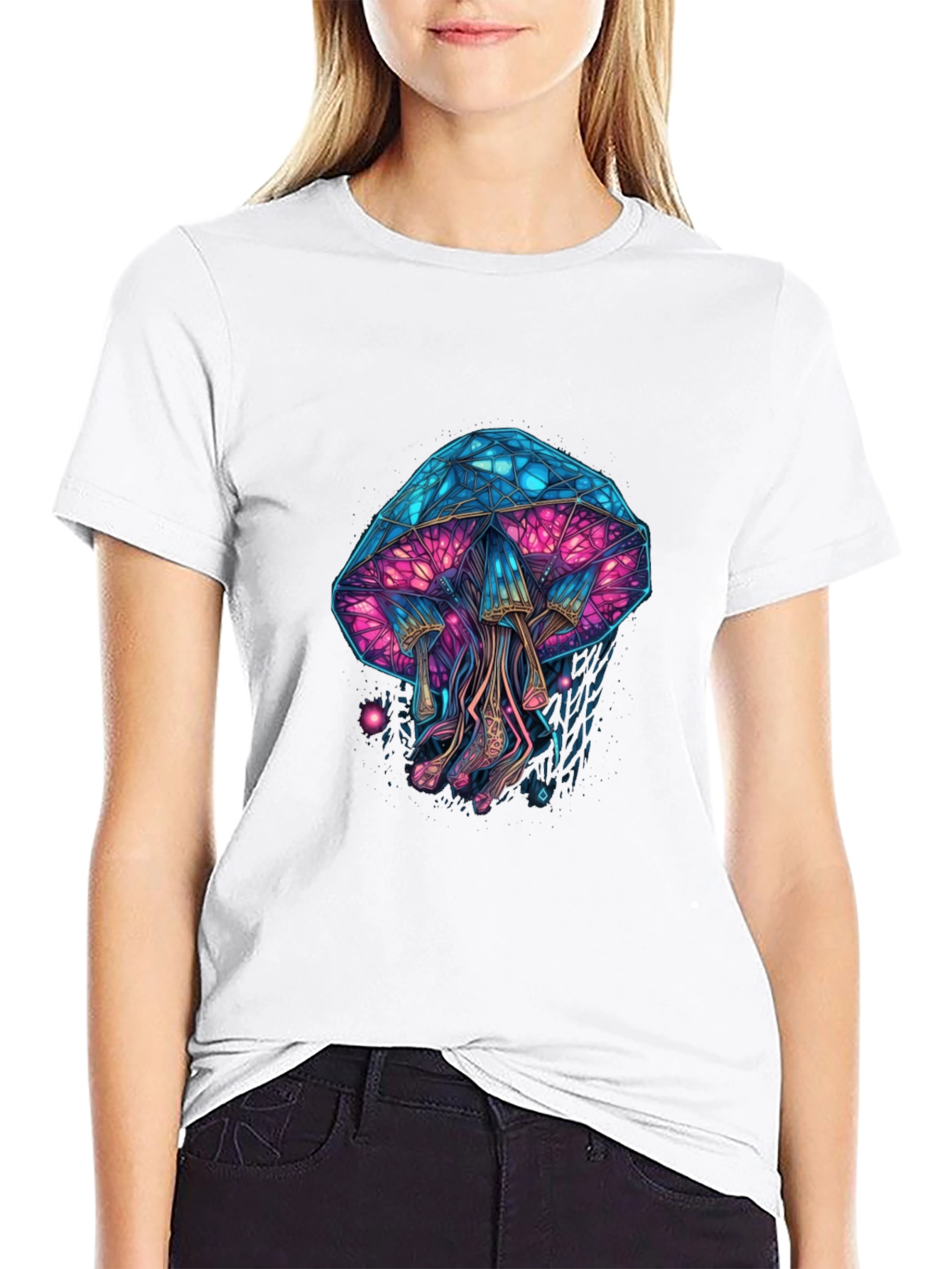 Psychedelic Mushroom Graphic Tee