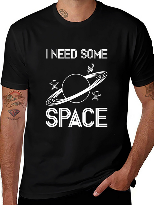 I Need Some Space Graphic T-Shirt - Funny Astronaut Tee