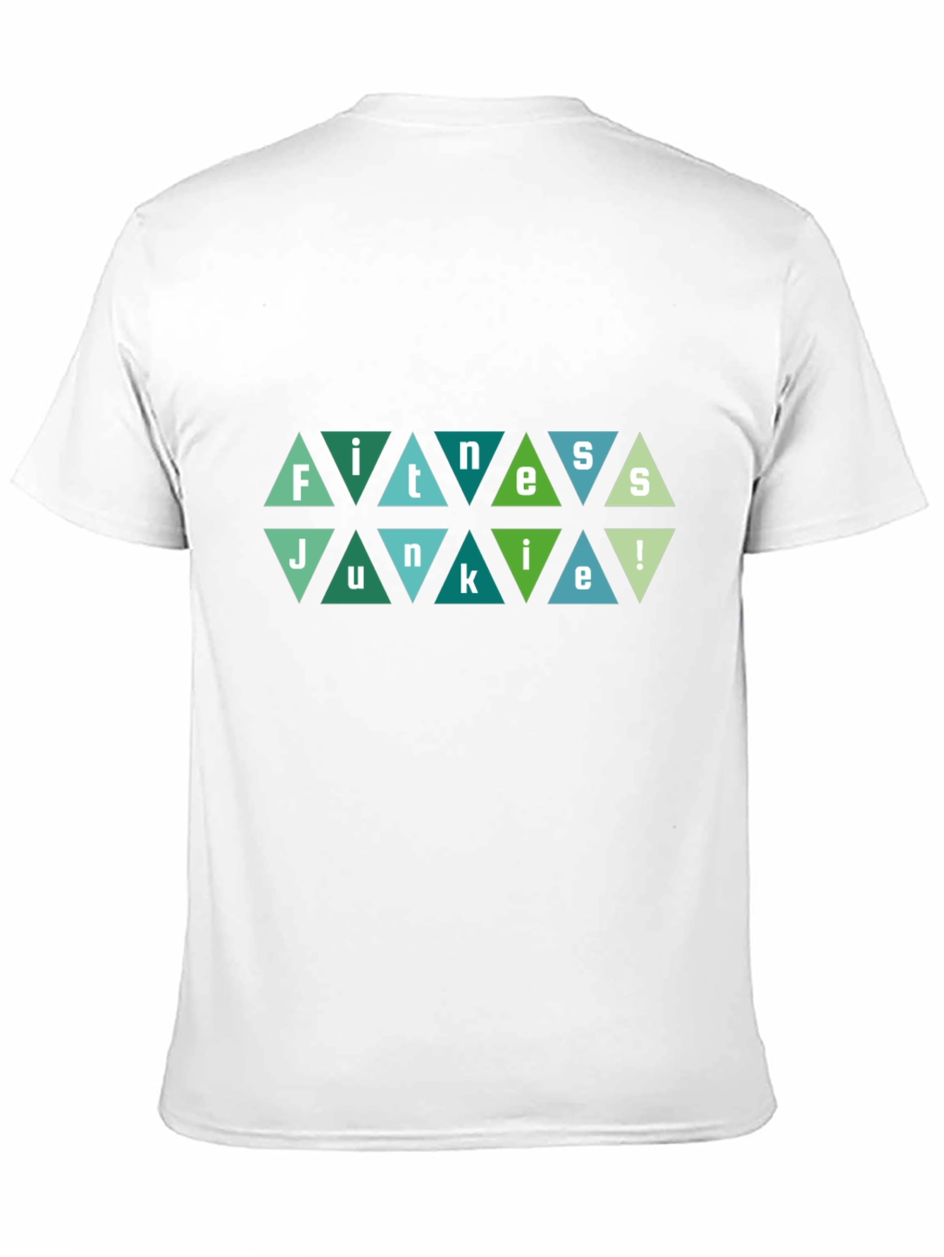 Fitness Junkie Black Graphic Tee