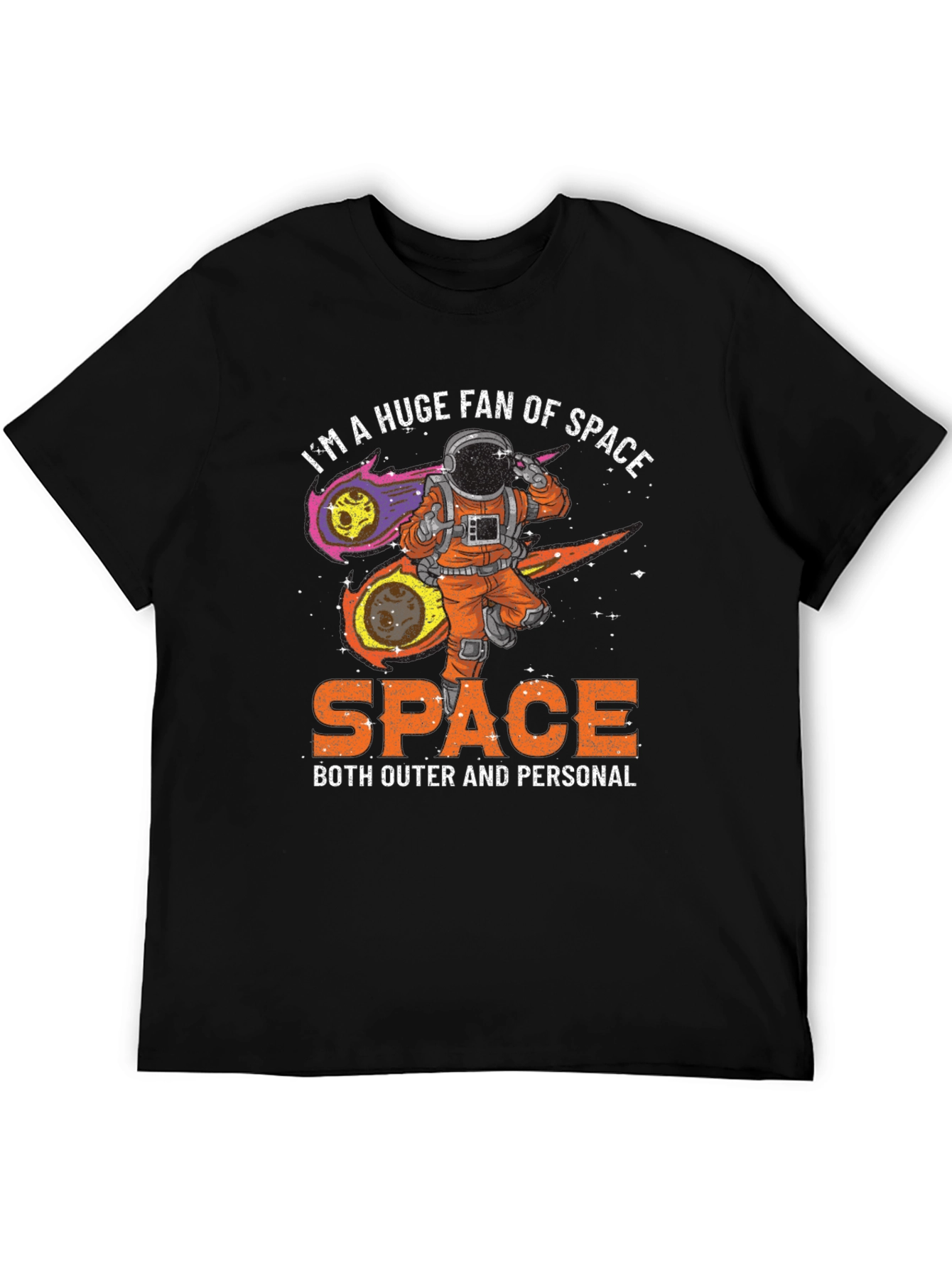 Space Fan T-Shirt Astronaut Graphic Tee