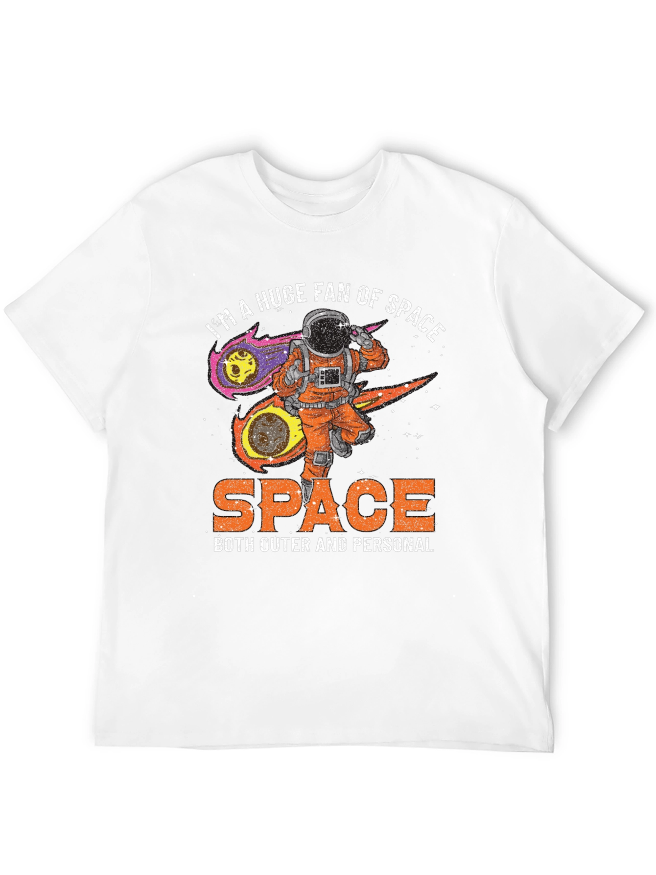 Space Fan T-Shirt Astronaut Graphic Tee