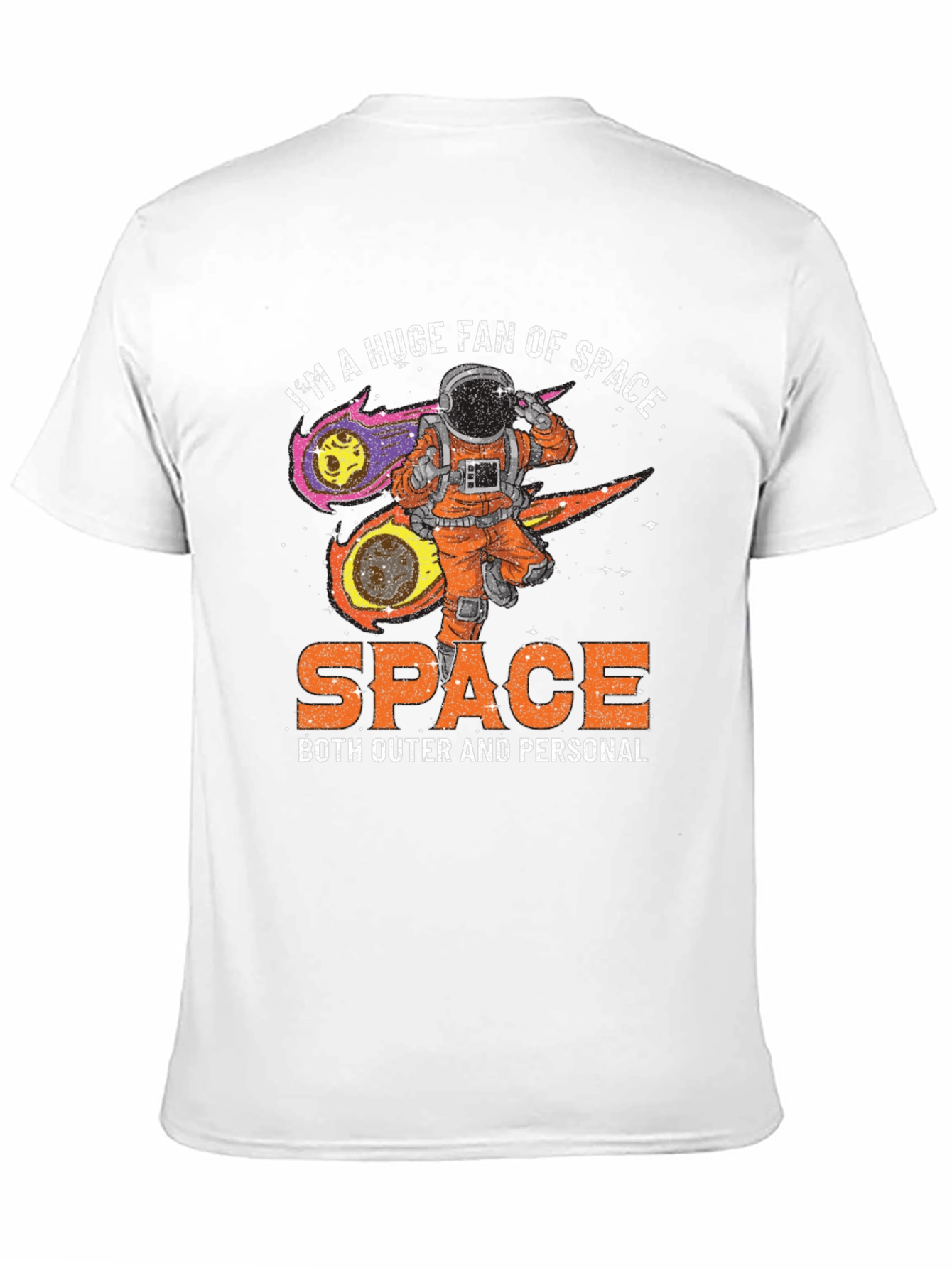 Space Fan T-Shirt Astronaut Graphic Tee