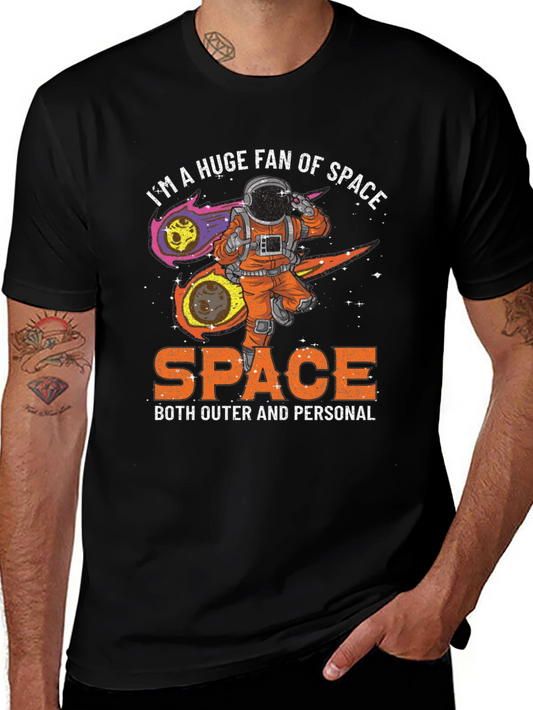 Space Fan T-Shirt Astronaut Graphic Tee