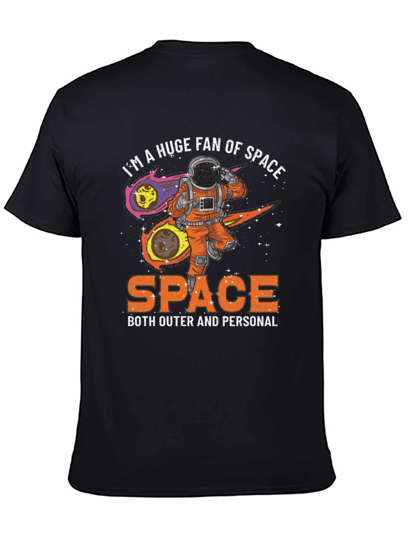 Space Fan T-Shirt Astronaut Graphic Tee