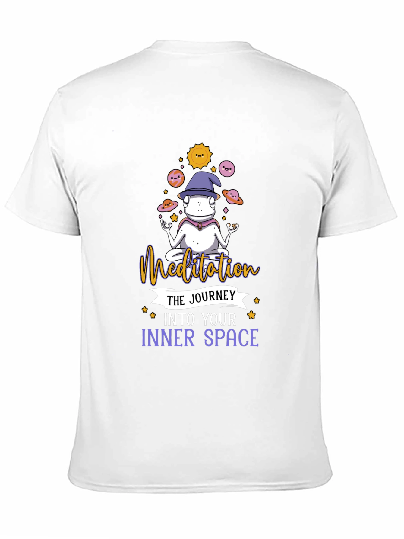 Meditation Frog T-Shirt - Inner Space Journey Tee