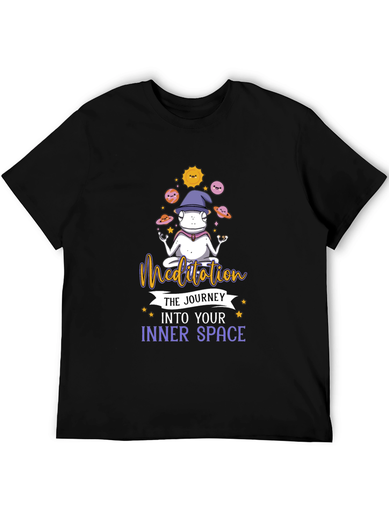 Meditation Frog T-Shirt - Inner Space Journey Tee