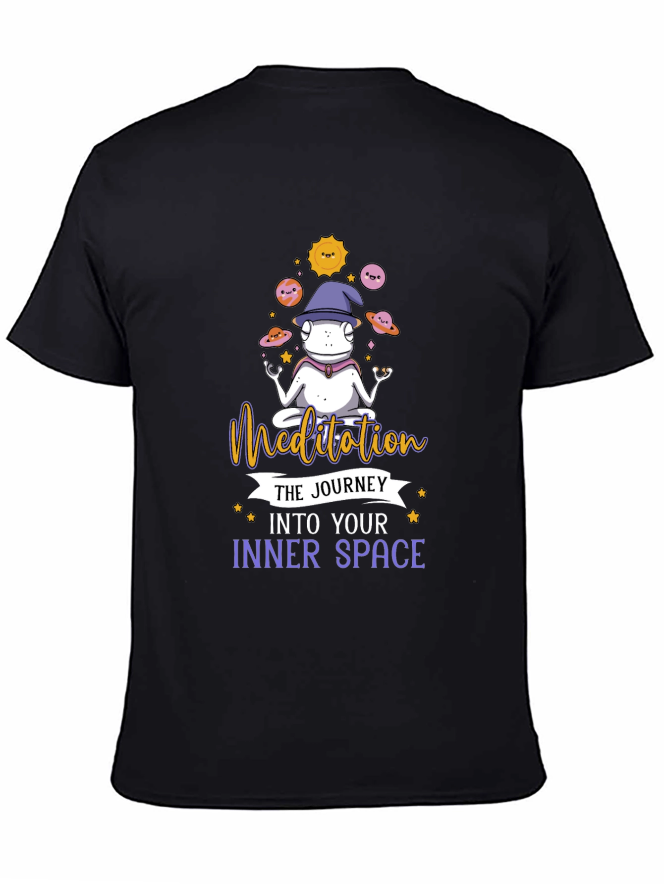 Meditation Frog T-Shirt - Inner Space Journey Tee