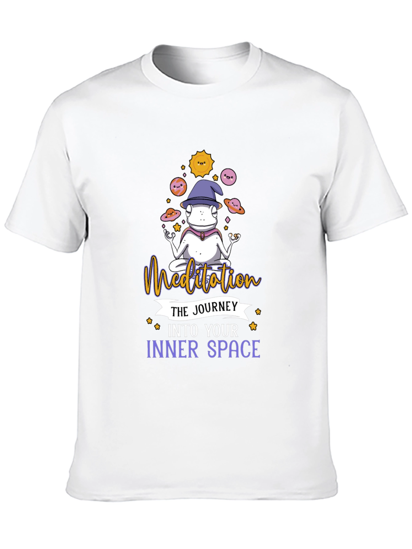 Meditation Frog T-Shirt - Inner Space Journey Tee
