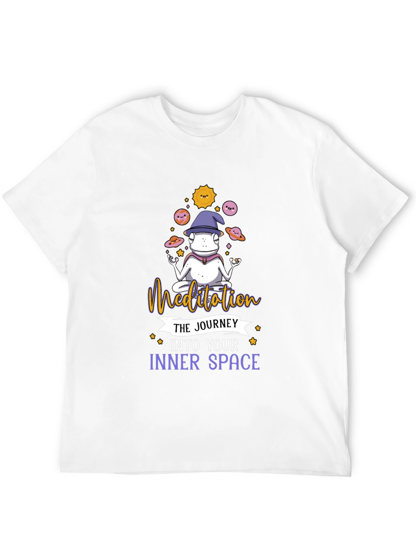 Meditation Frog T-Shirt - Inner Space Journey Tee