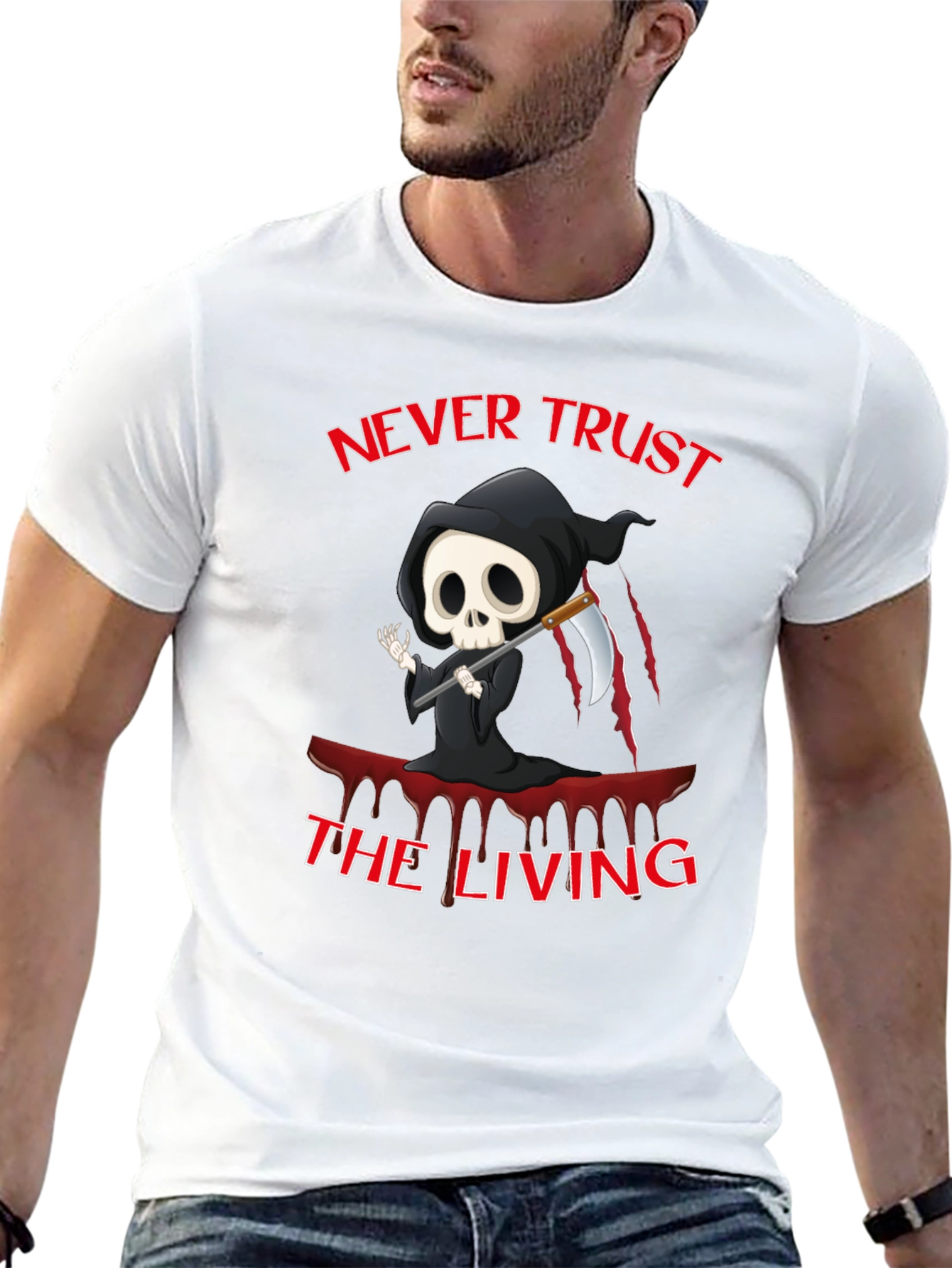 Never Trust the Living Graphic Tee