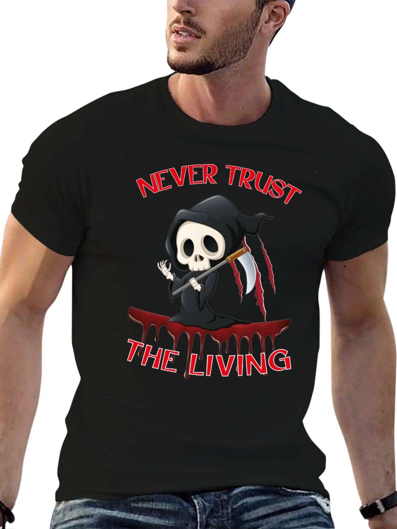 Never Trust the Living Graphic Tee