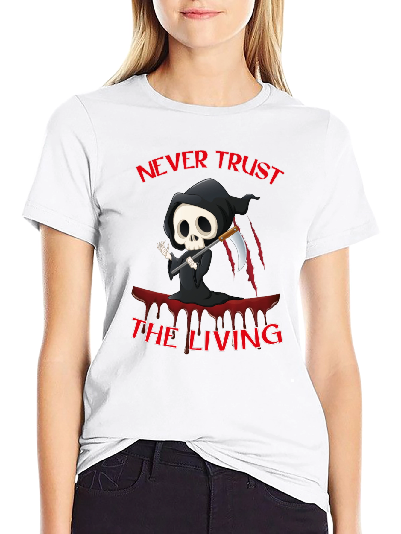 Never Trust the Living Graphic Tee