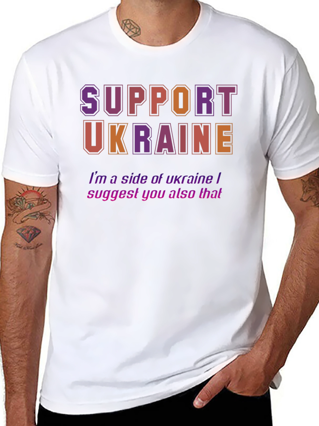 Support Ukraine Graphic T-Shirt