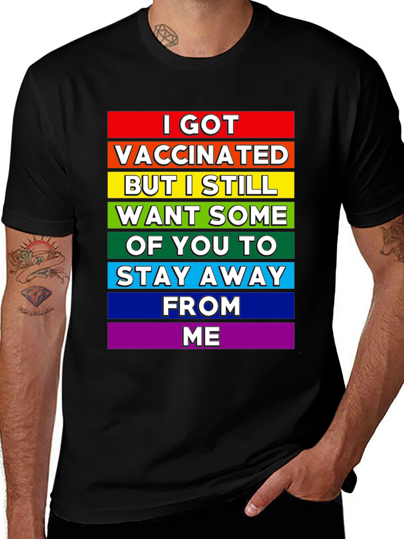 Vaccinated But Still Want Social Distance Tee