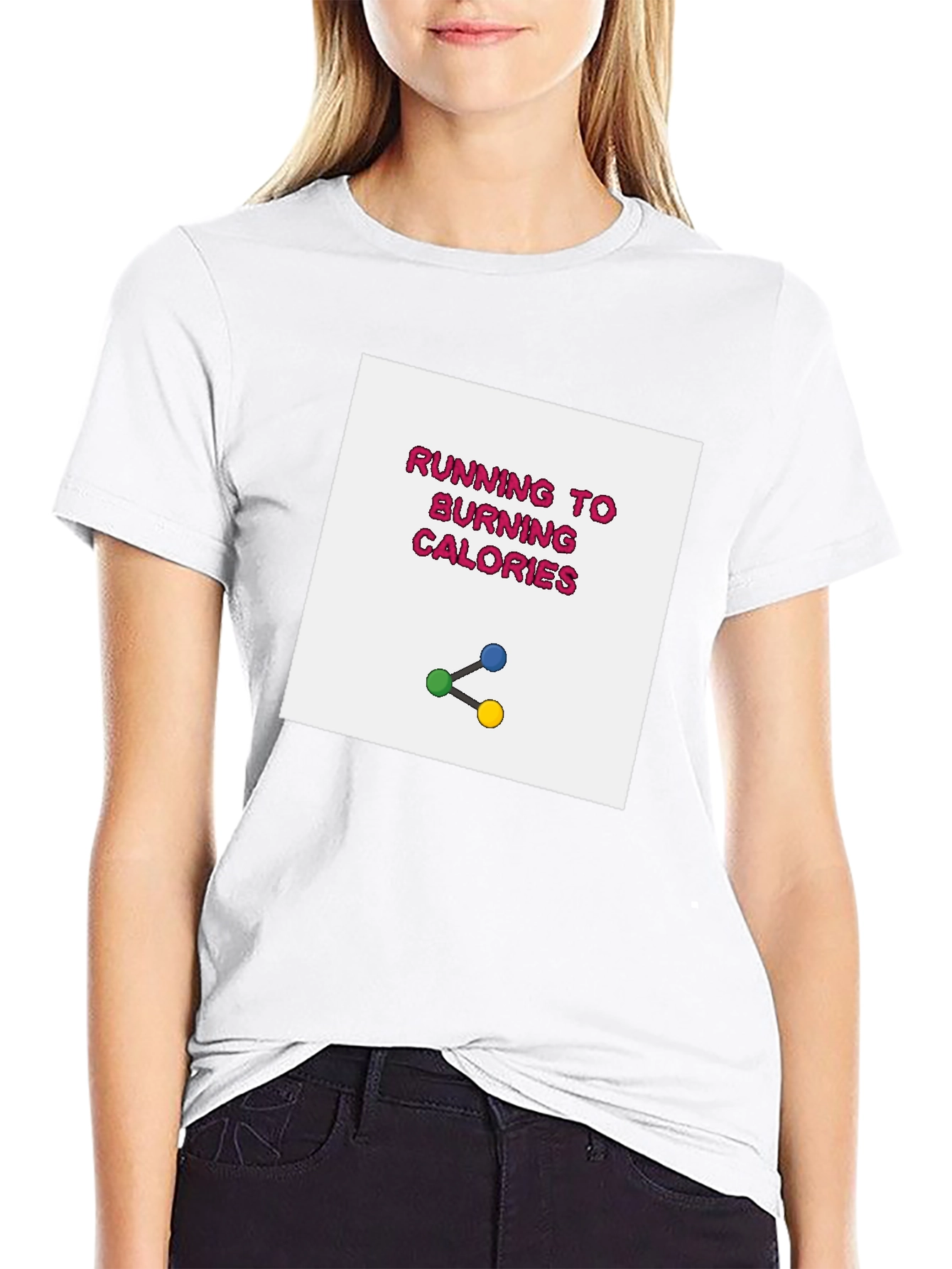 Running to Burning Calories Graphic Tee
