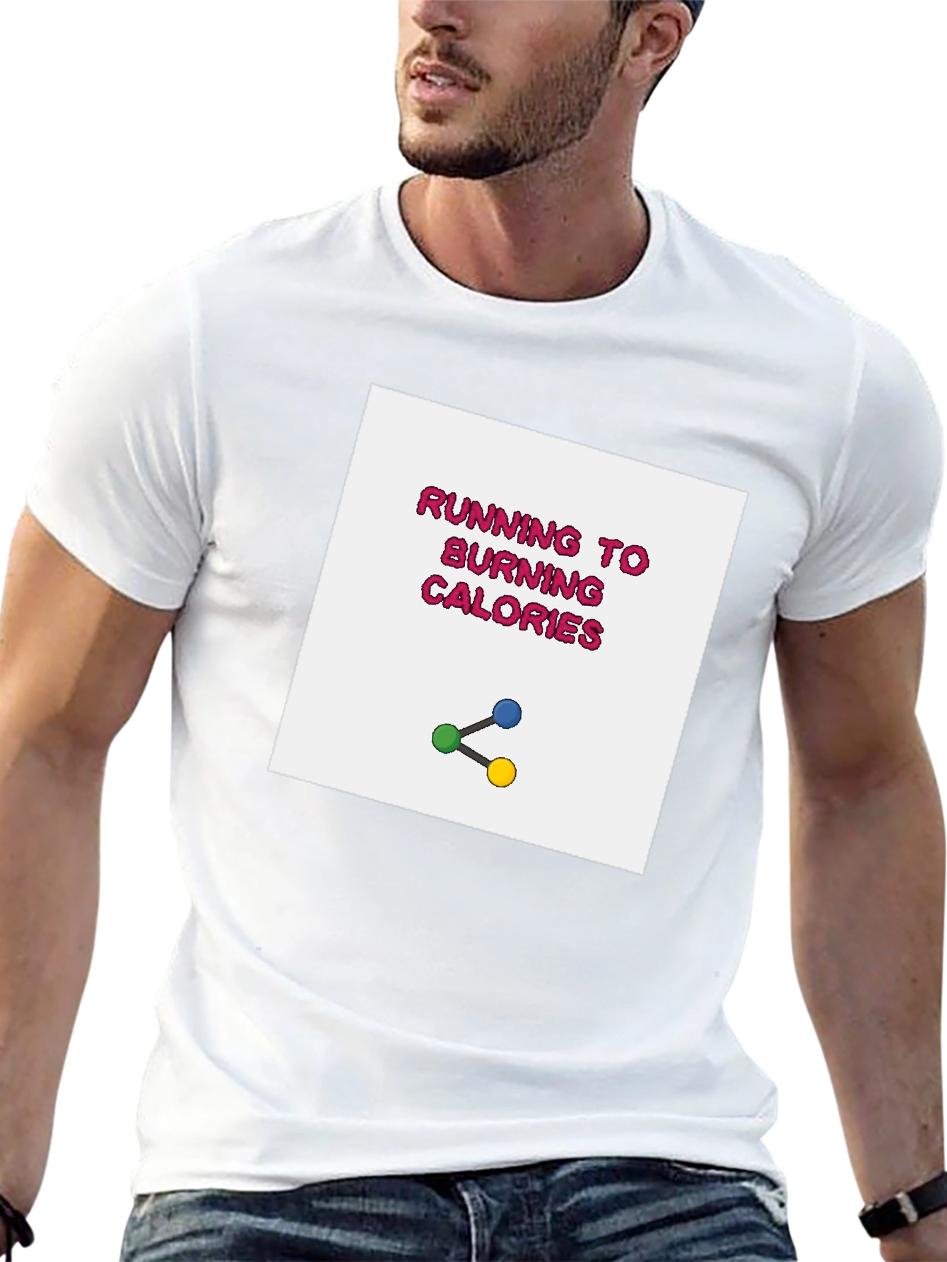 Running to Burning Calories Graphic Tee