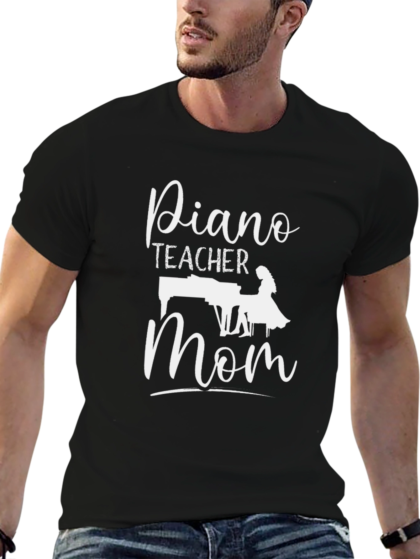 Piano Teacher Mom T-Shirt - Music Lover Tee