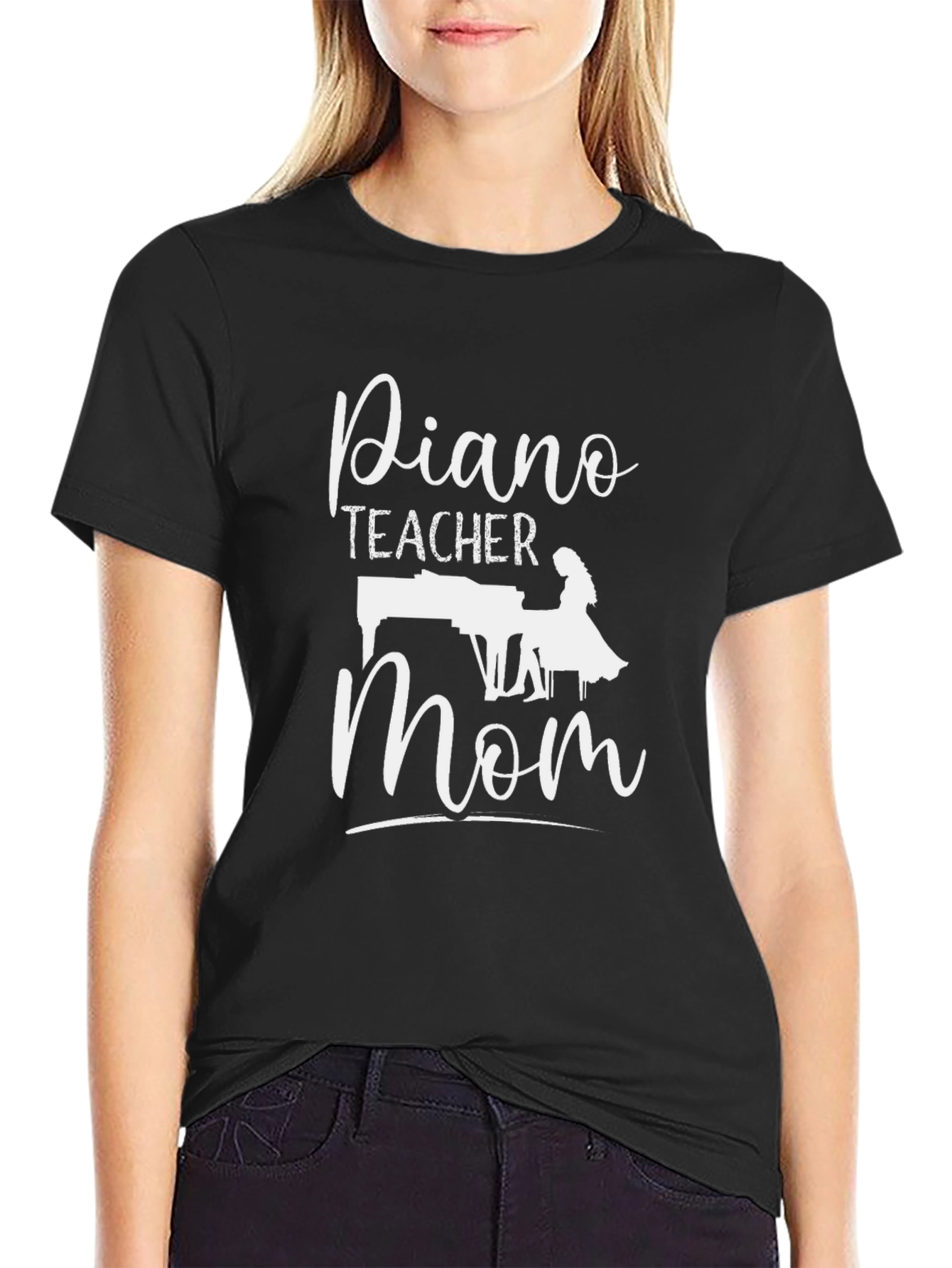 Piano Teacher Mom T-Shirt - Music Lover Tee