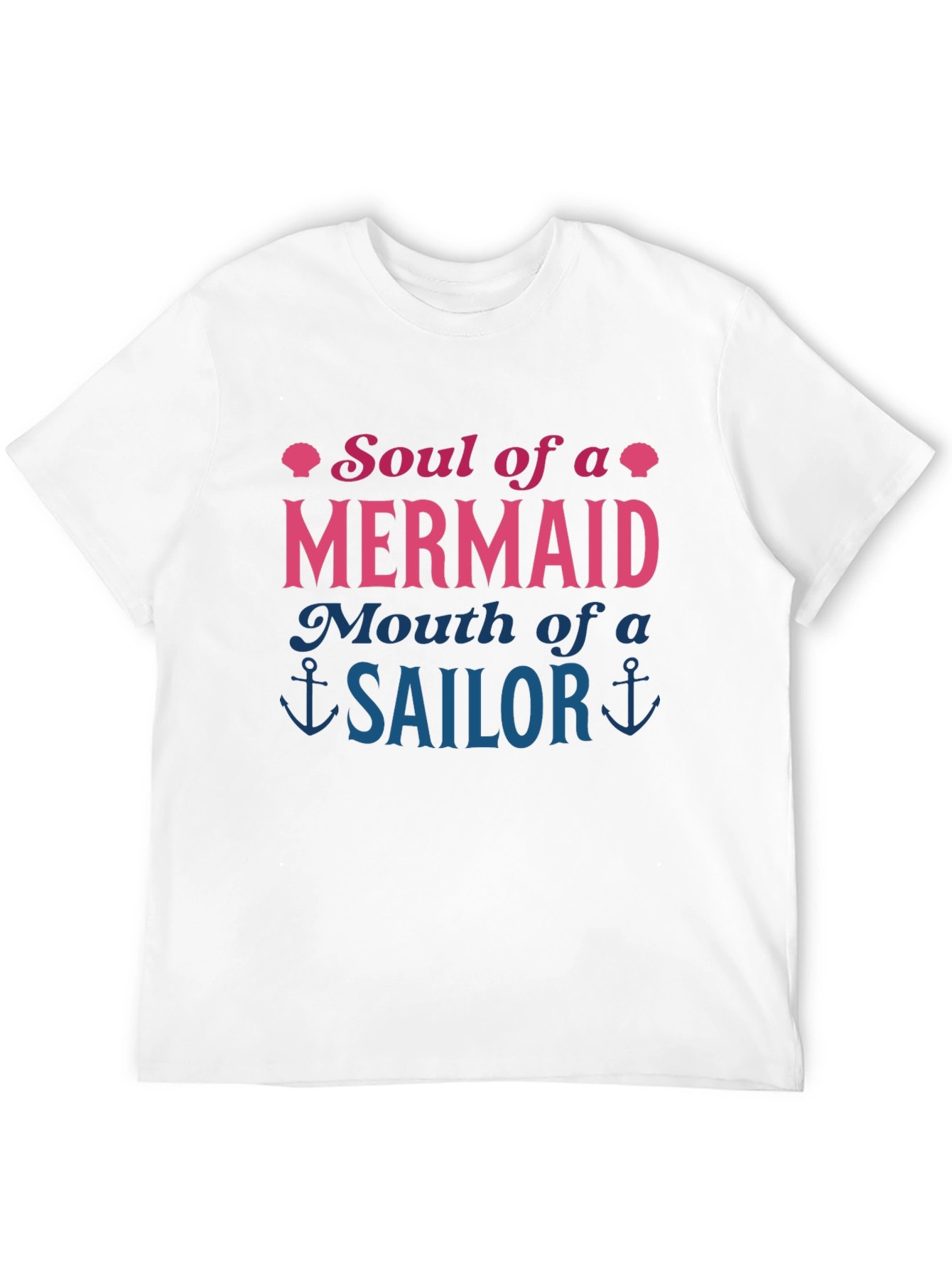 Soul of a Mermaid Sailor Black T-Shirt