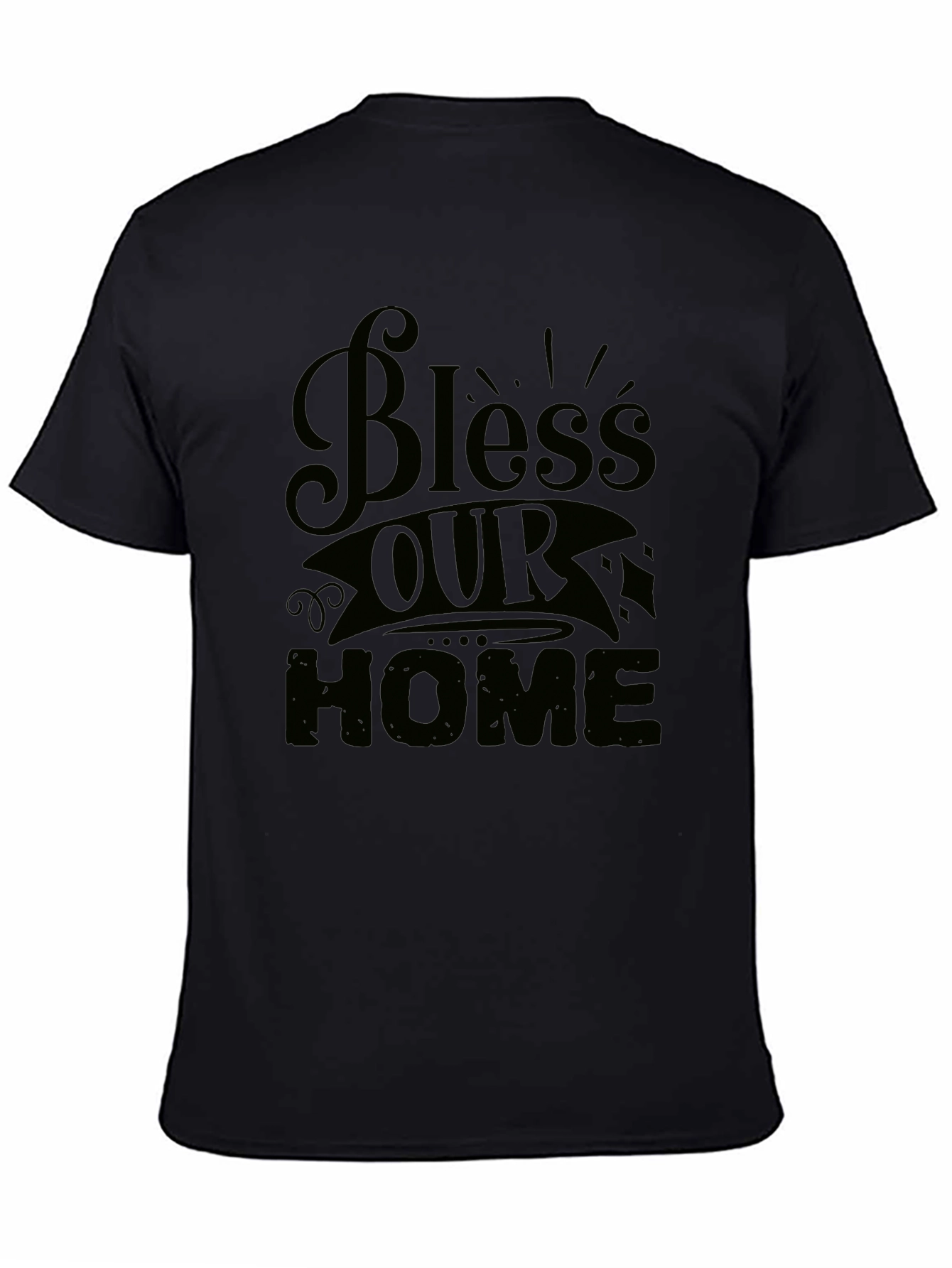 Bless Our Home Graphic Tee - Stylish Comfort