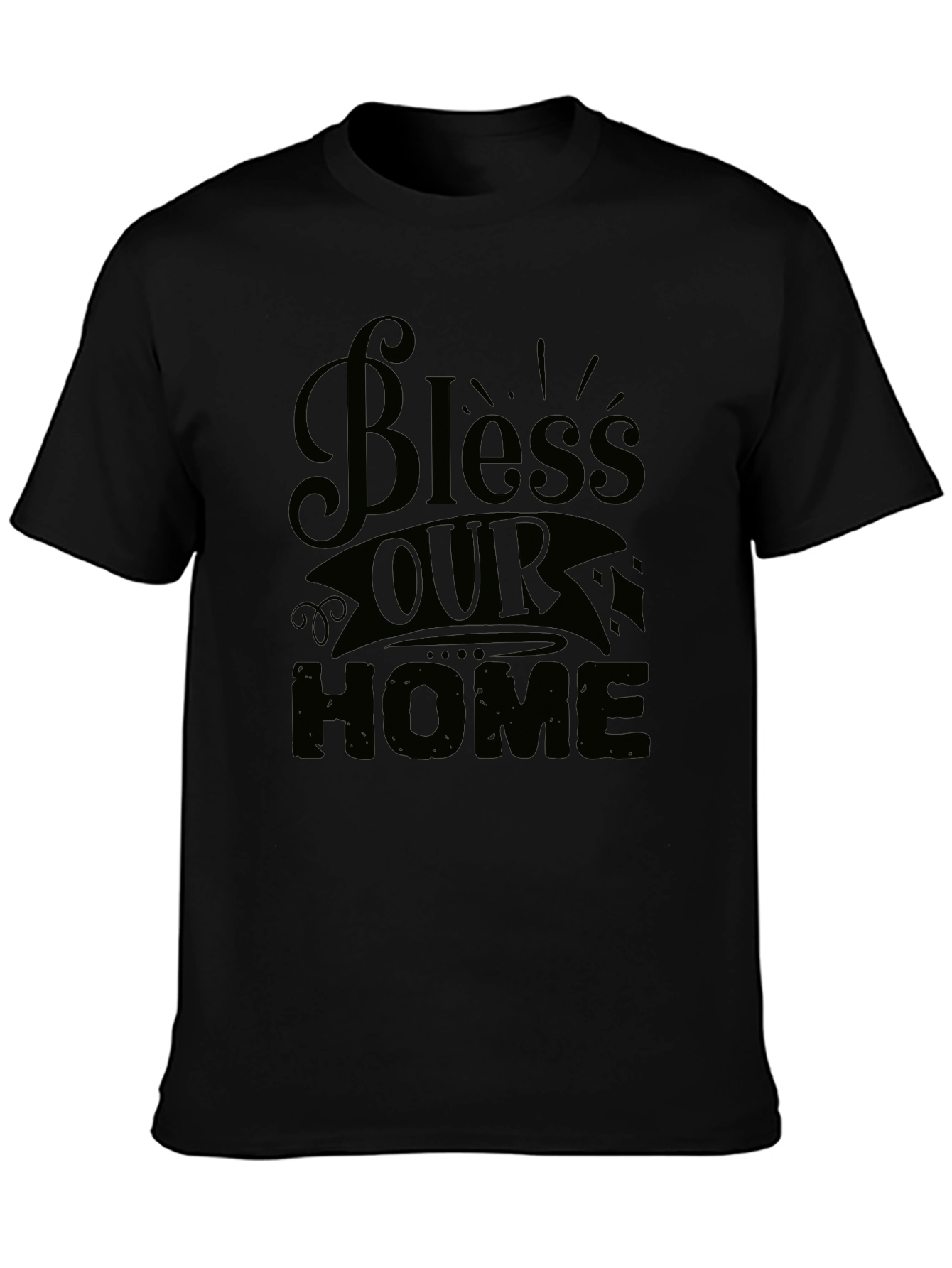 Bless Our Home Graphic Tee - Stylish Comfort