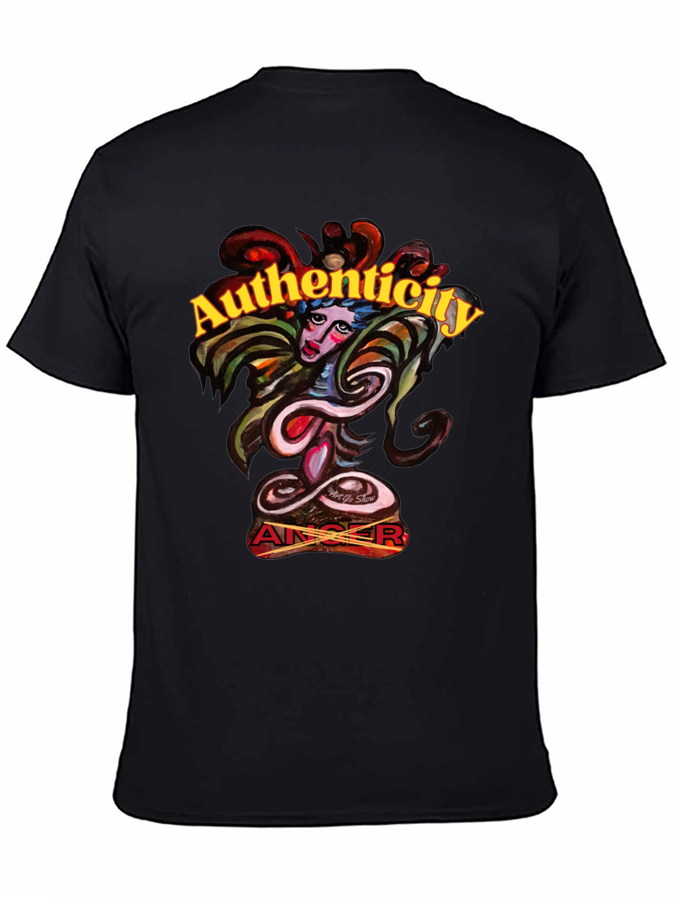 Authenticity Graphic Tee - Artistic Design
