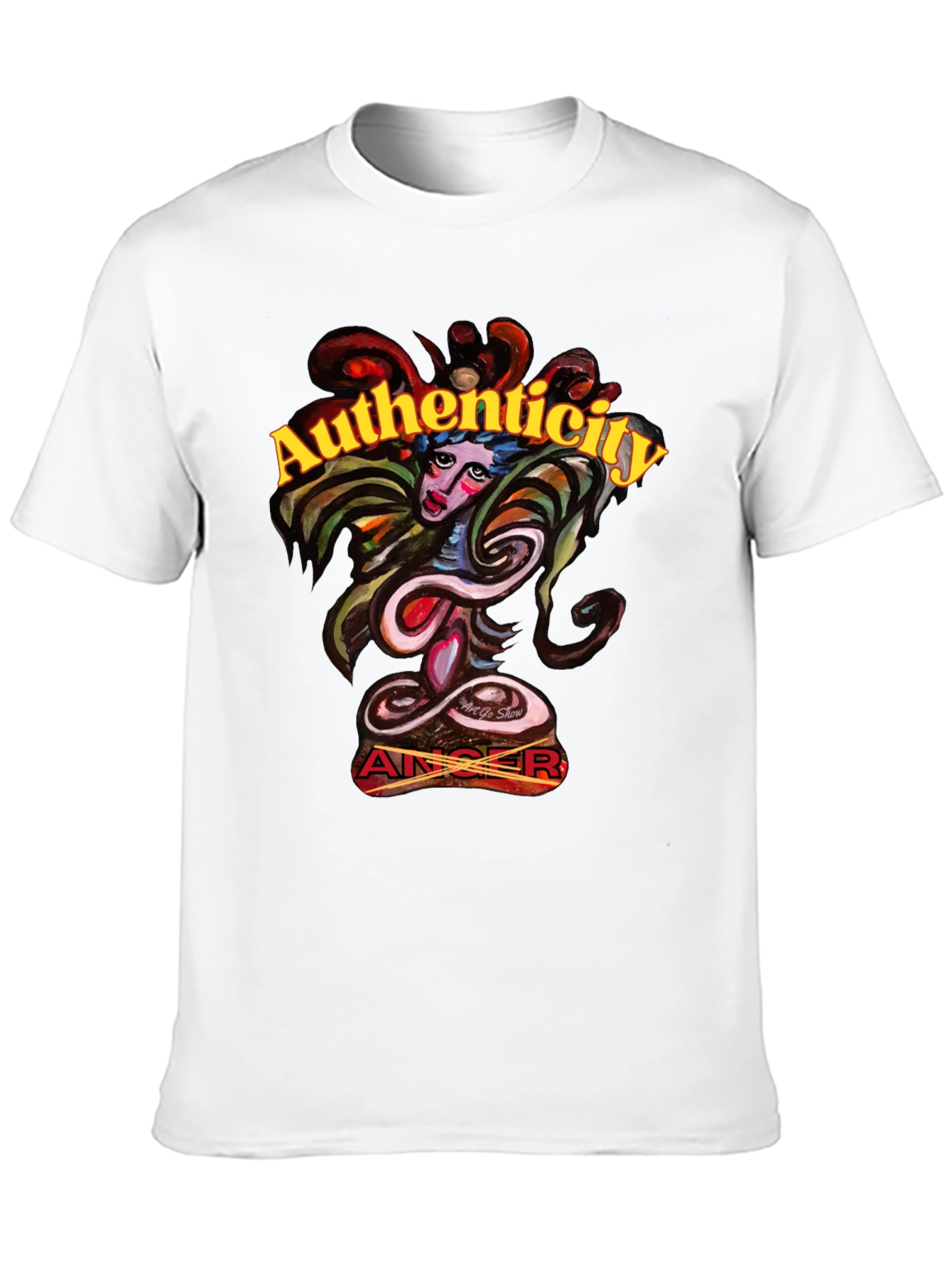 Authenticity Graphic Tee - Artistic Design