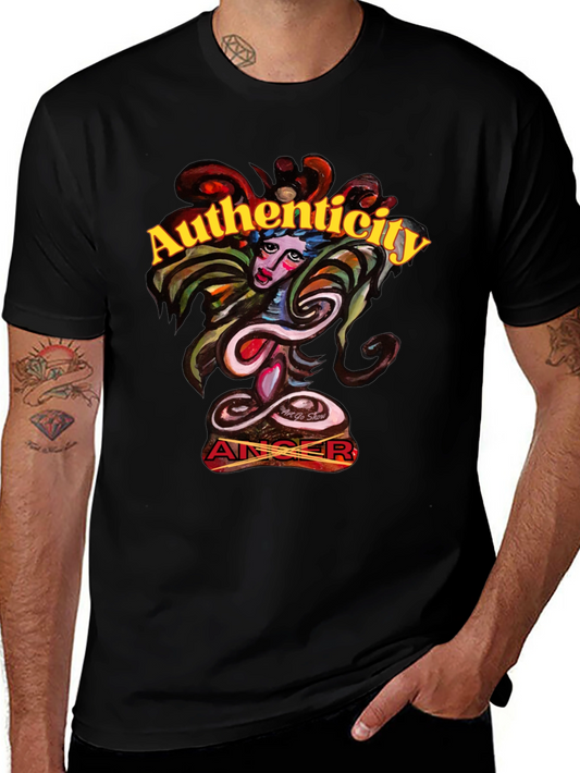 Authenticity Graphic Tee - Artistic Design
