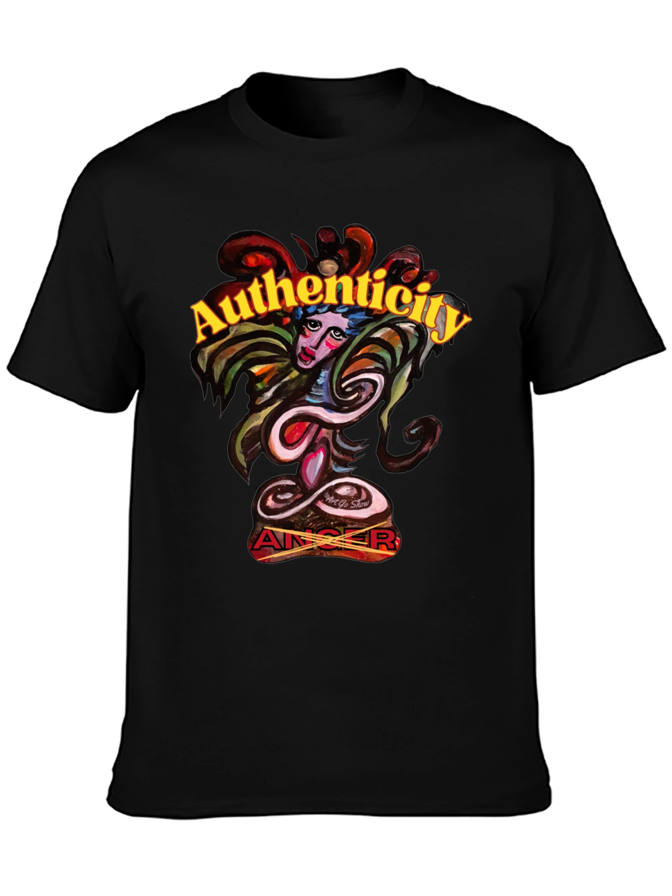 Authenticity Graphic Tee - Artistic Design