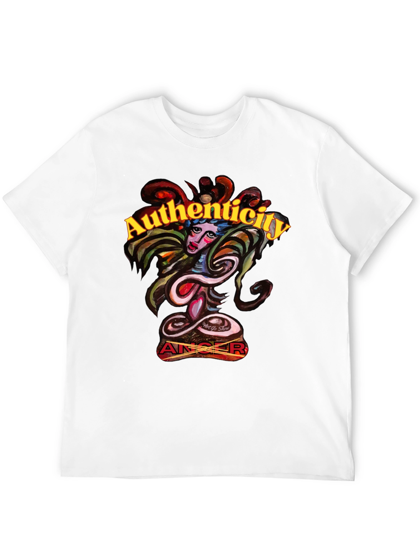Authenticity Graphic Tee - Artistic Design