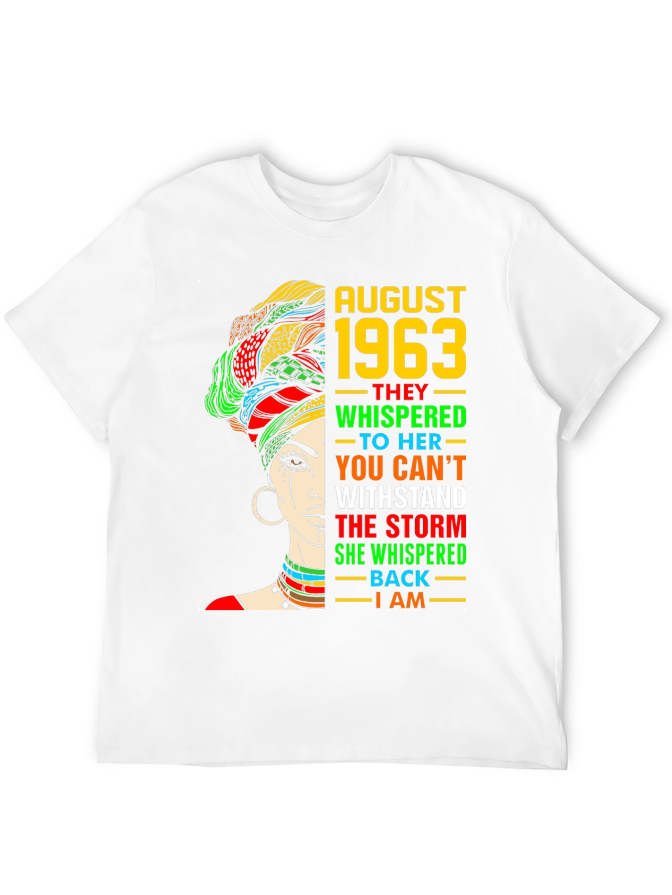 August 1963 Black Woman T-Shirt
