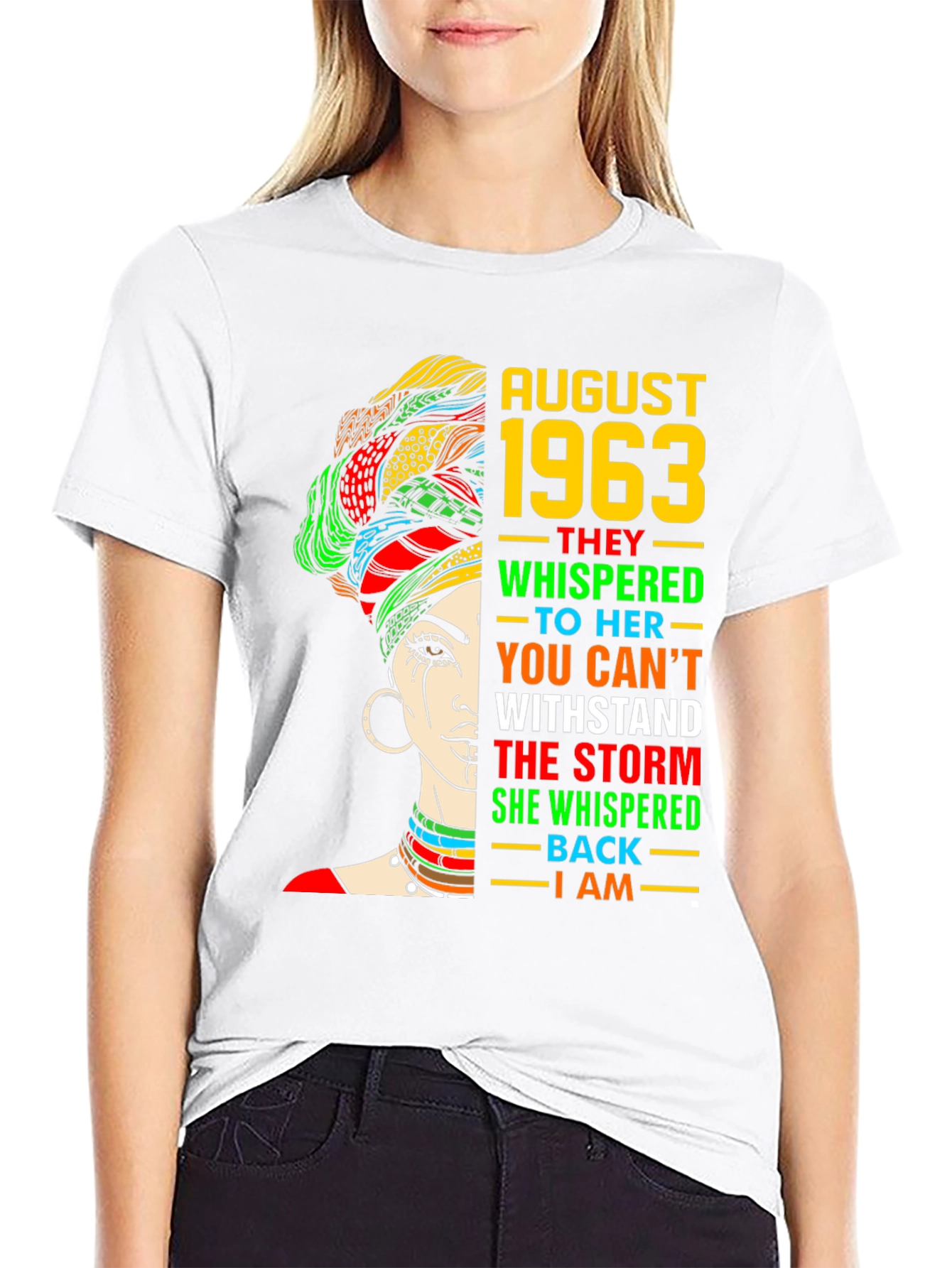 August 1963 Black Woman T-Shirt