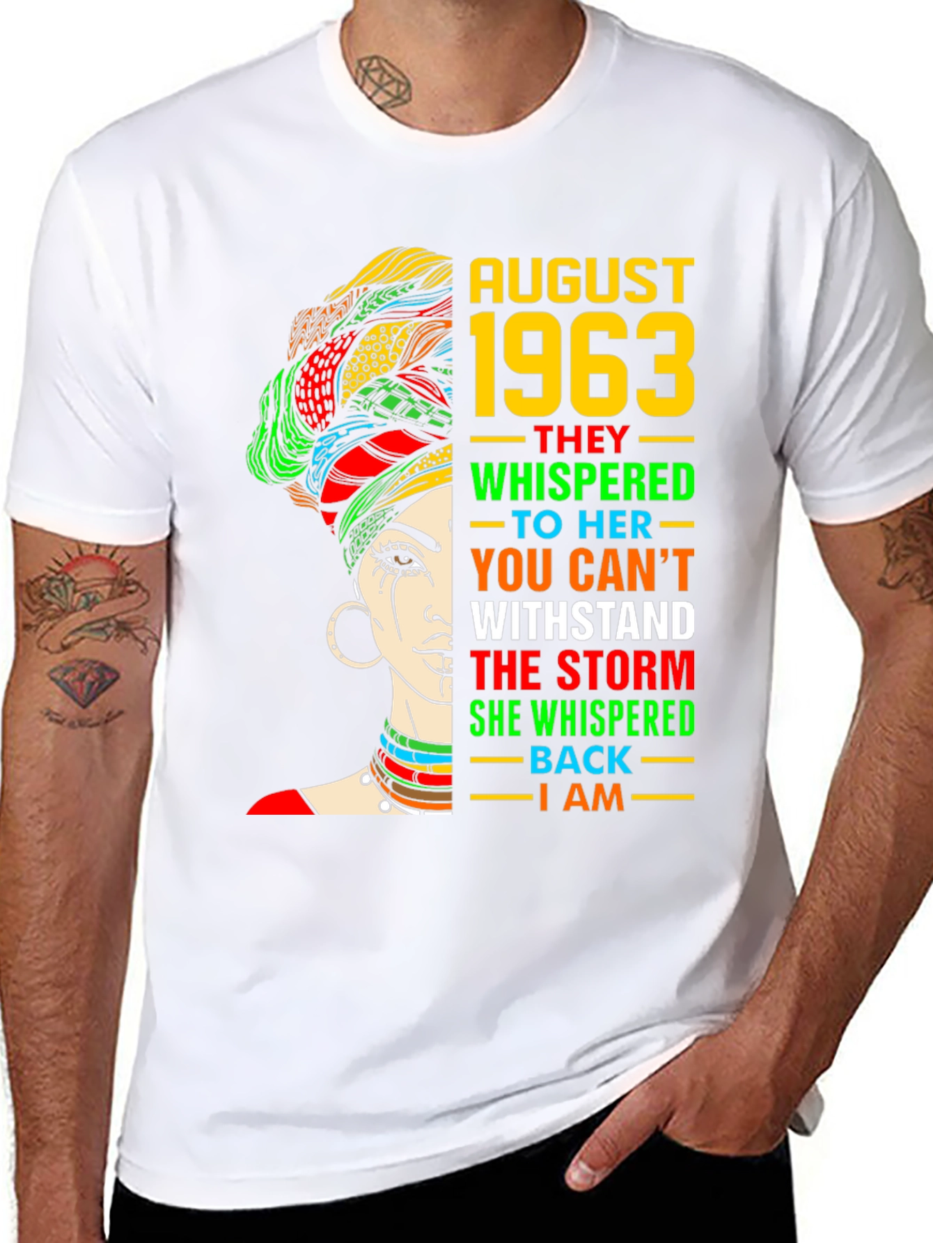 August 1963 Black Woman T-Shirt
