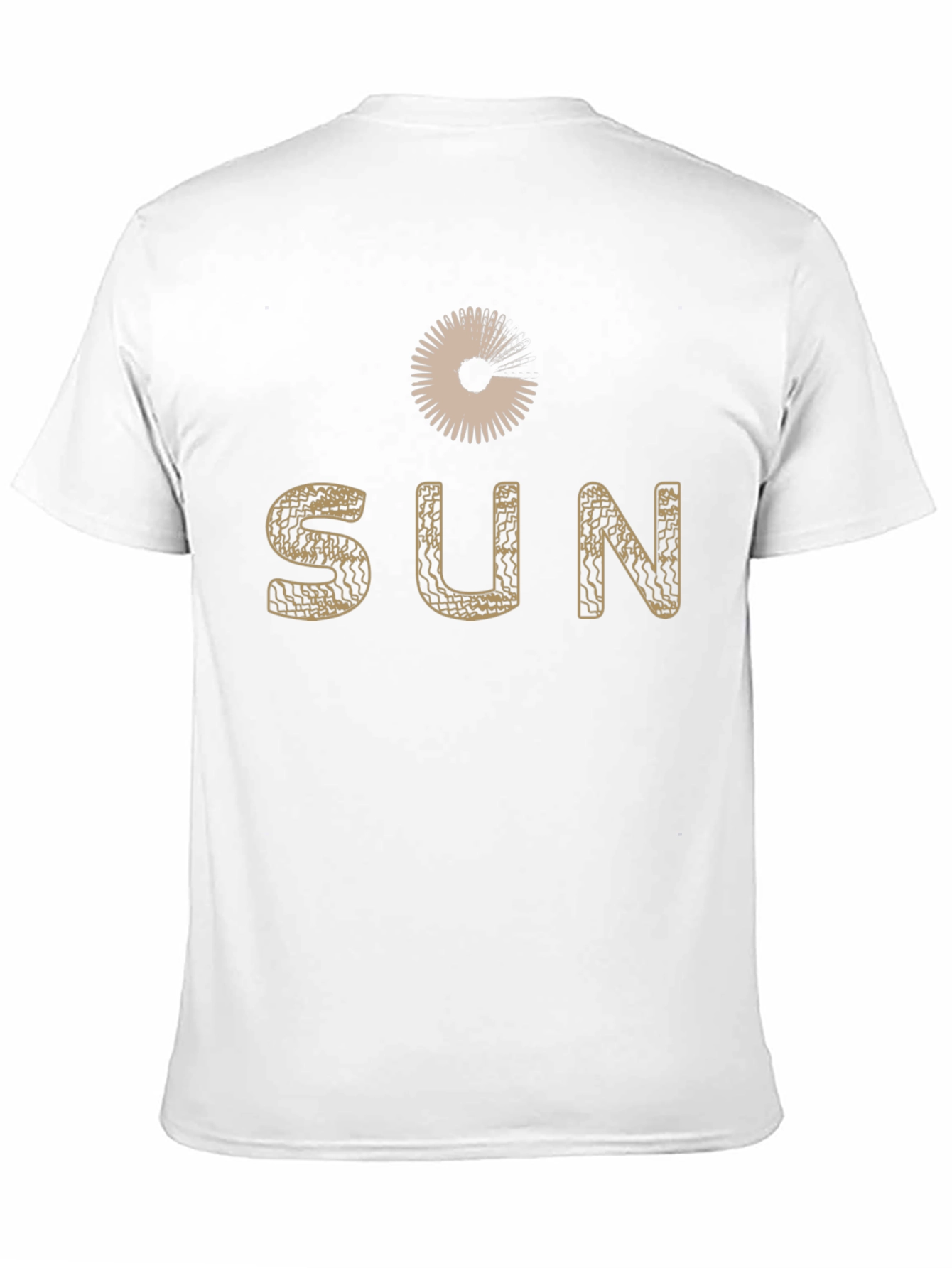 Stylish Sun Graphic Black T-Shirt