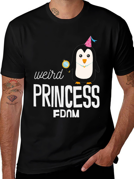 Weird Princess-dom Penguin T-Shirt