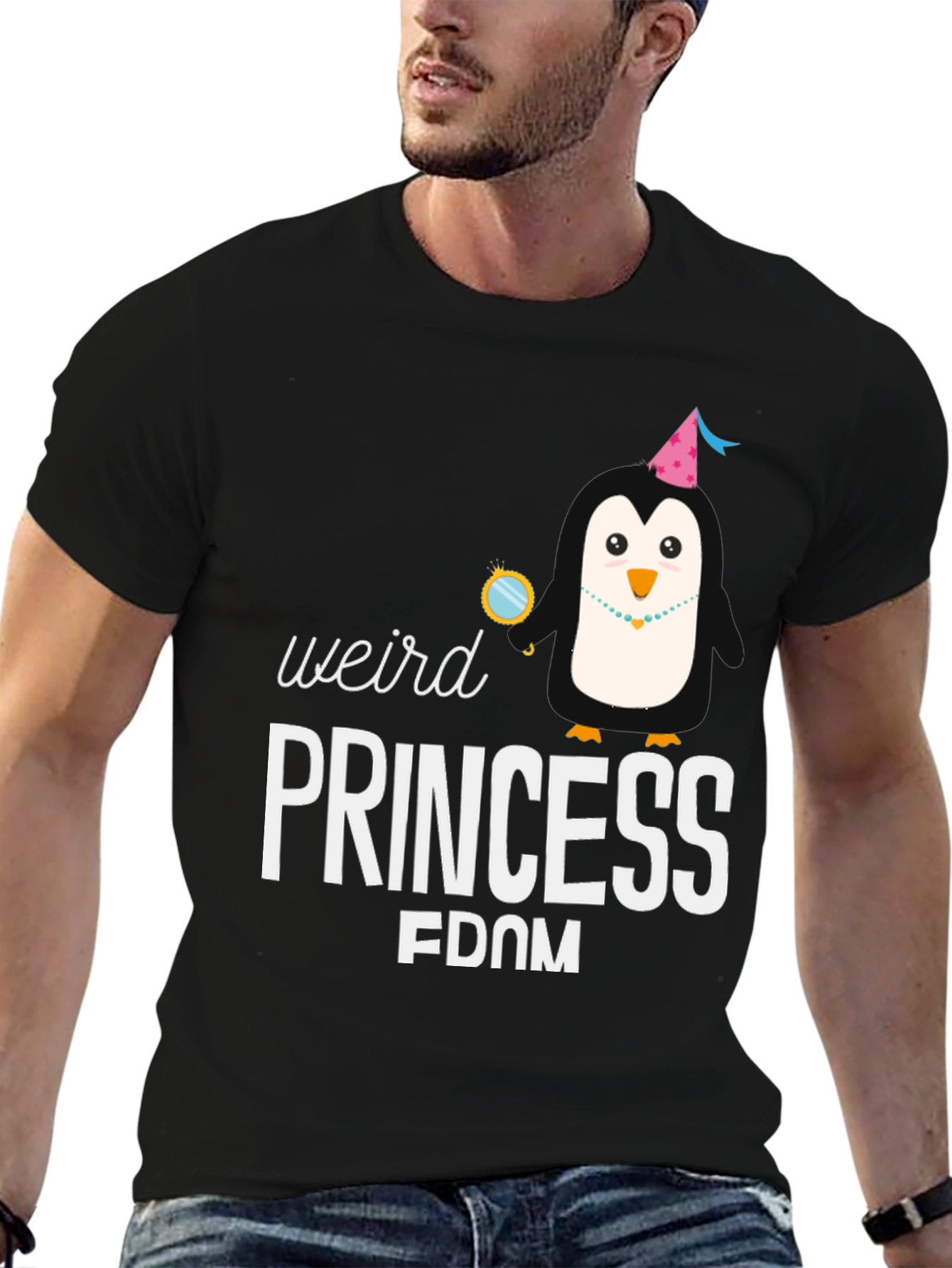 Weird Princess-dom Penguin T-Shirt