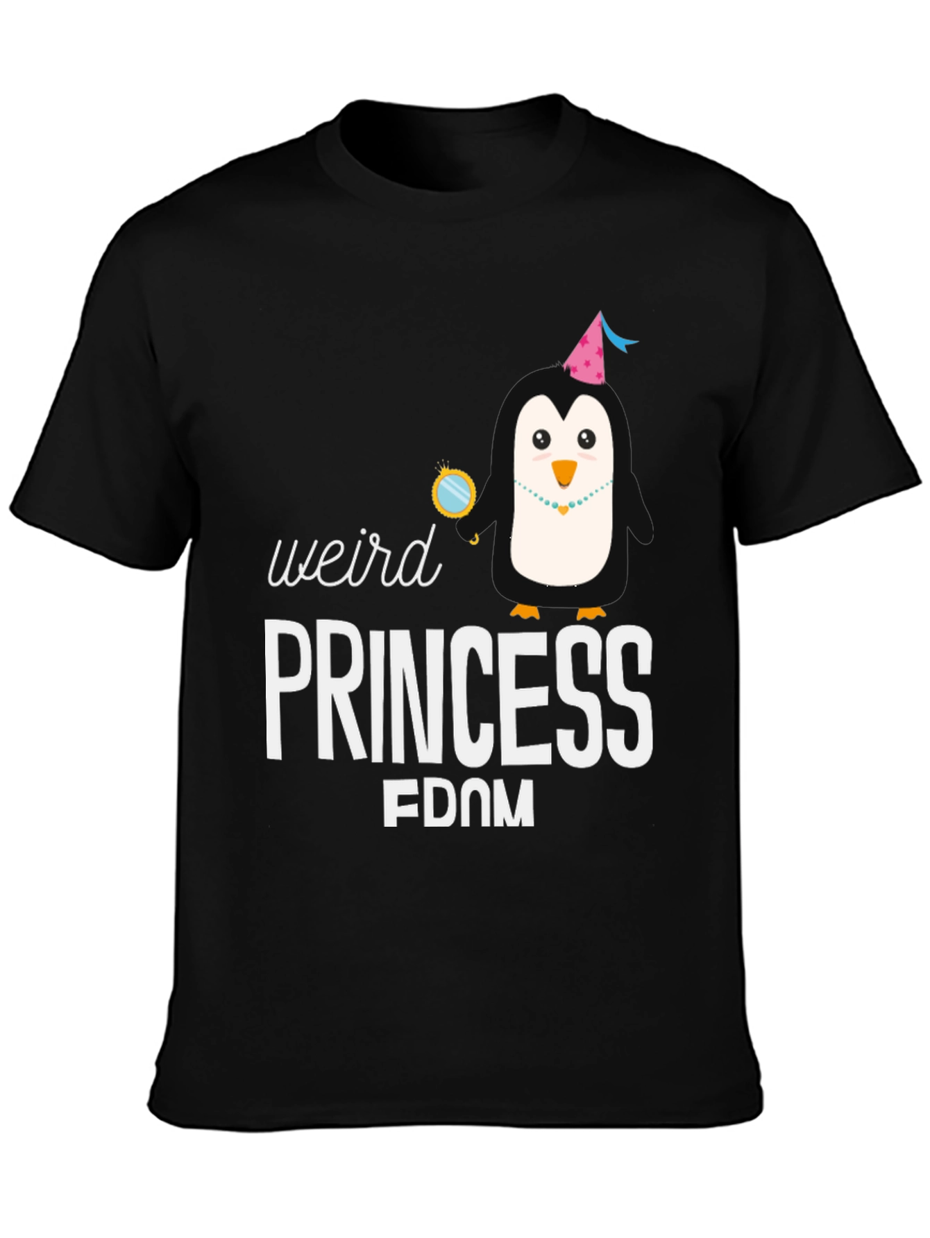 Weird Princess-dom Penguin T-Shirt