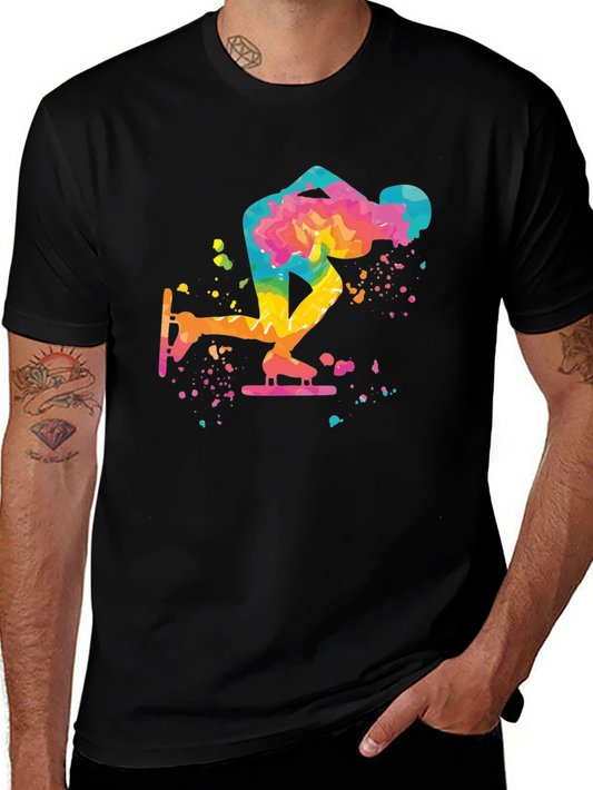 Speed Skating T-Shirt - Colorful Design