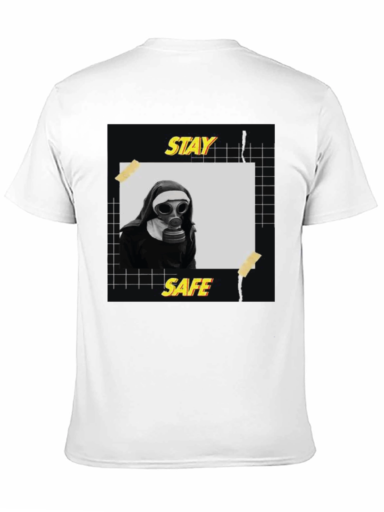 Stay Safe Graphic Tee - Unisex Black T-Shirt